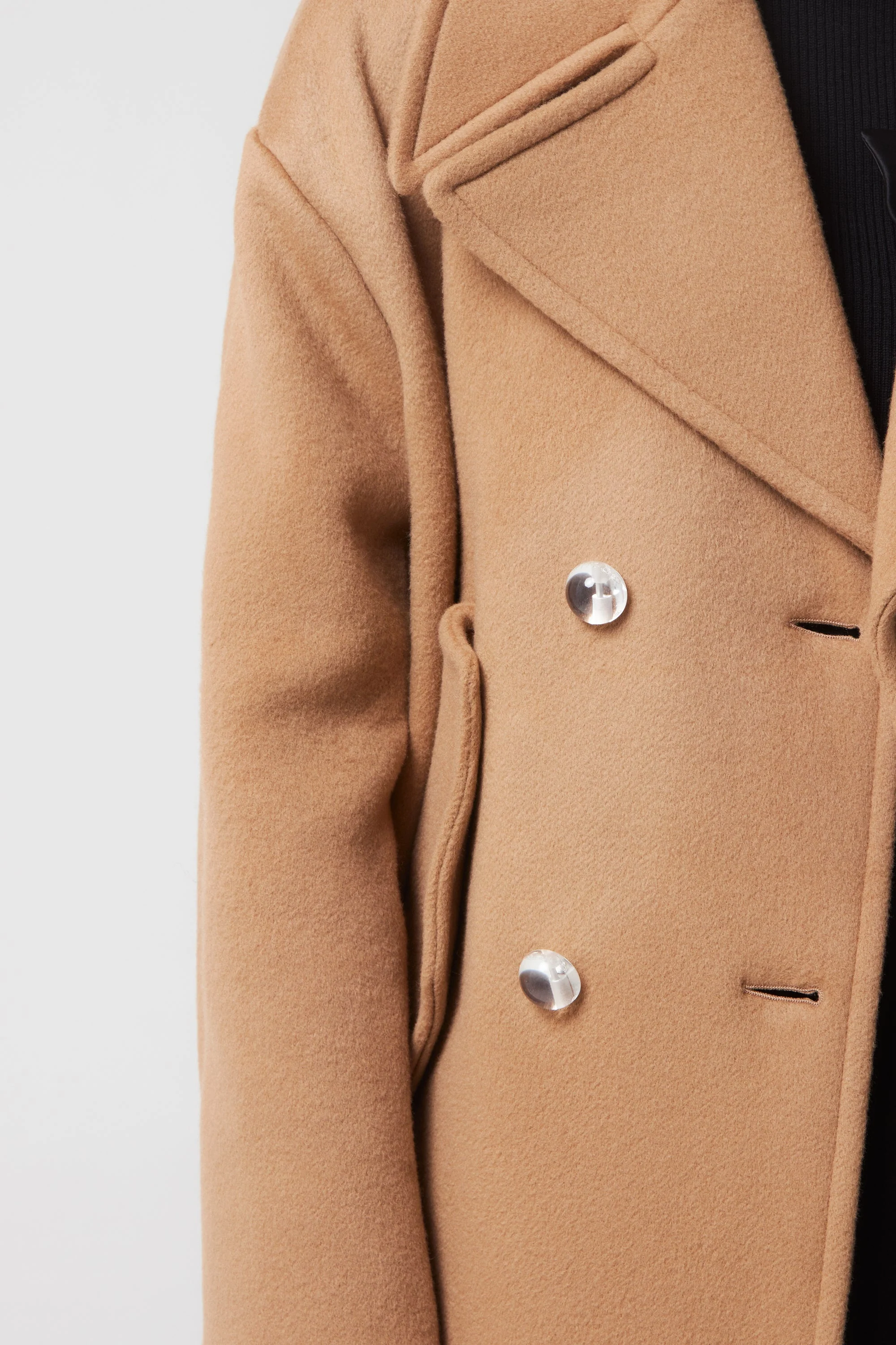 Rochas Peacoat - Dark Beige - Image 4