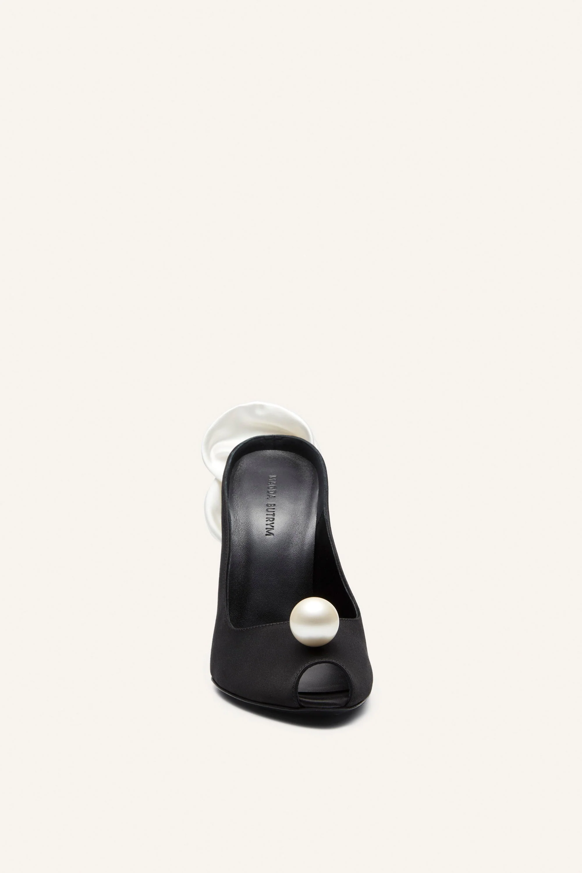 Magda Butrym RE24 Peep Toe Mules - Black - Image 11
