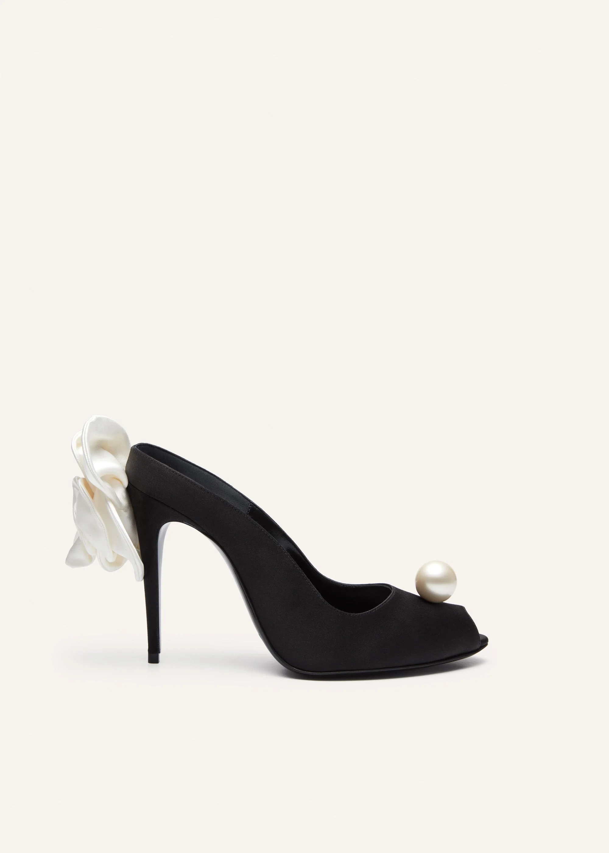 Magda Butrym RE24 Peep Toe Mules - Black - Image 13