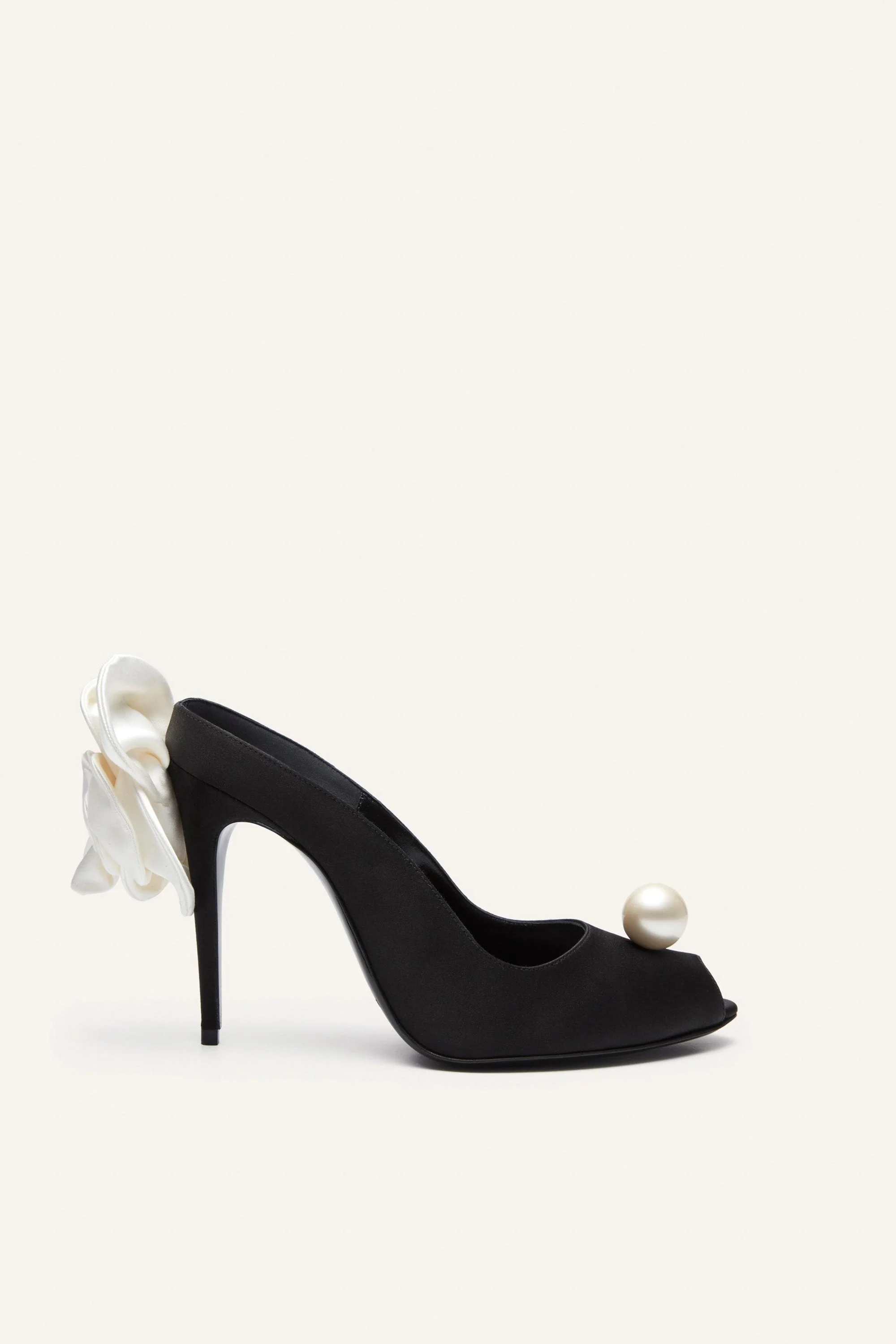 Magda Butrym RE24 Peep Toe Mules - Black - Image 2