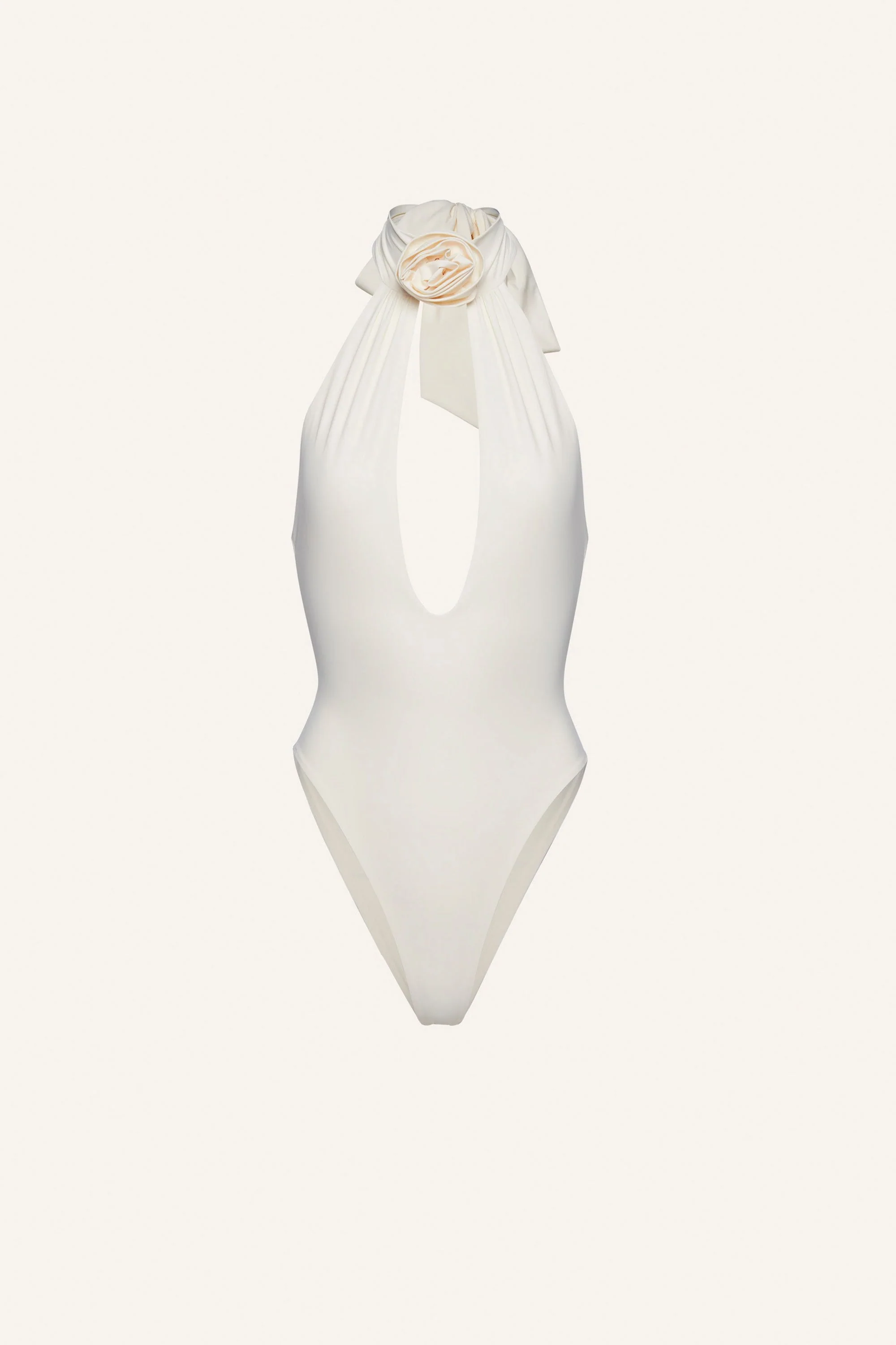 Magda Butrym RE24 Swimsuit 01 - Cream - Image 4