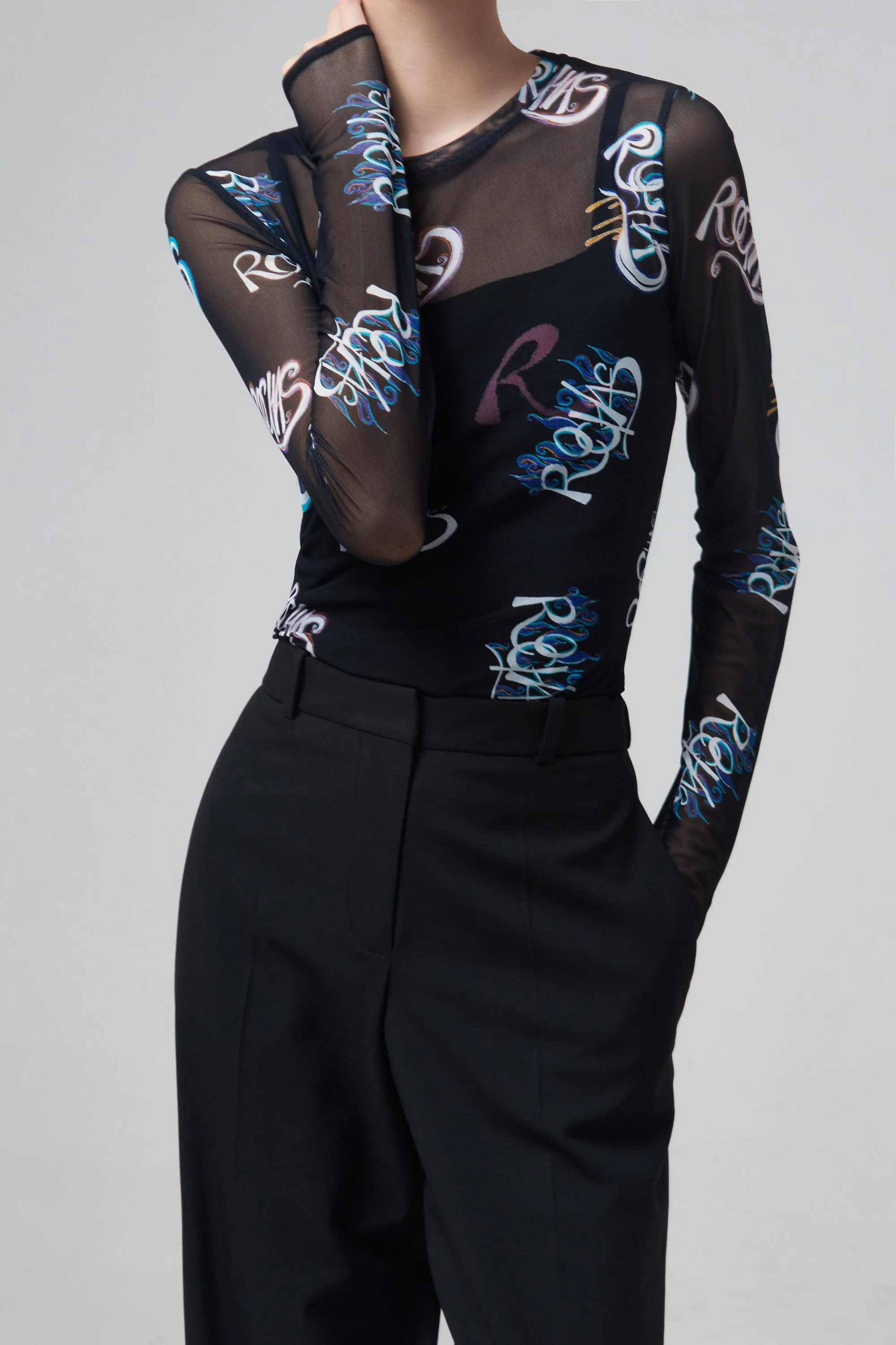 Rochas T-Shirt - Black - Image 4