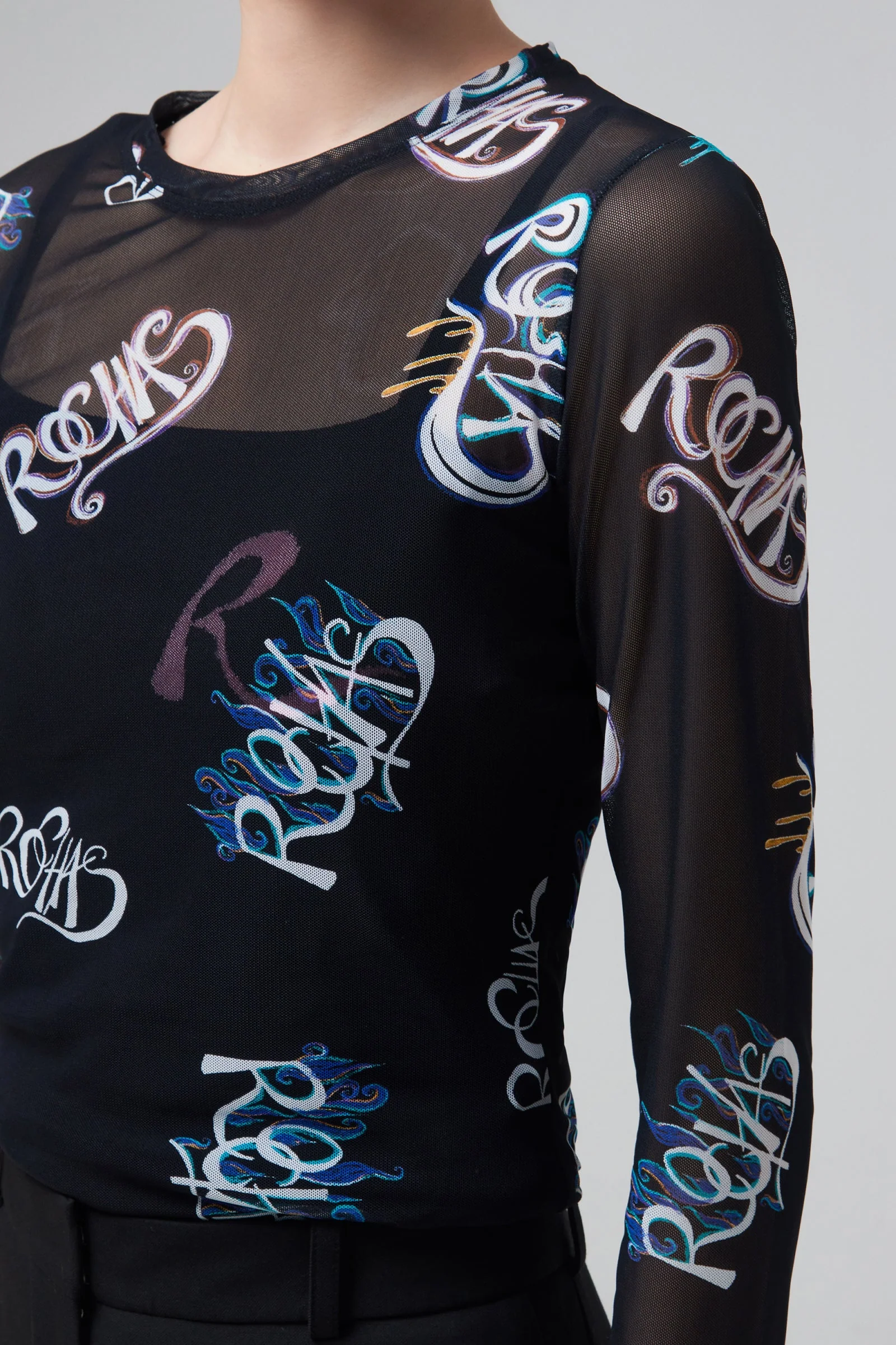 Rochas T-Shirt - Black - Image 5