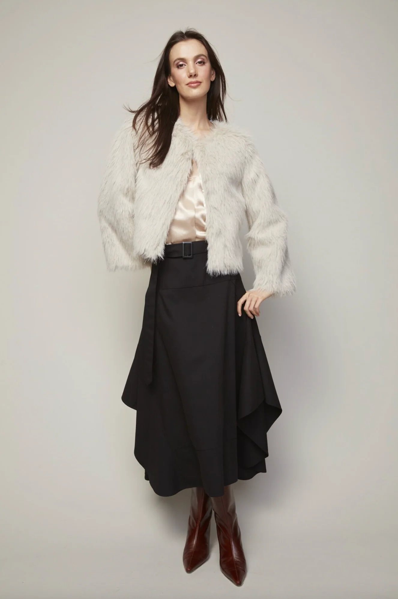 Adroit Blaine Faux Fur Jacket - Image 4