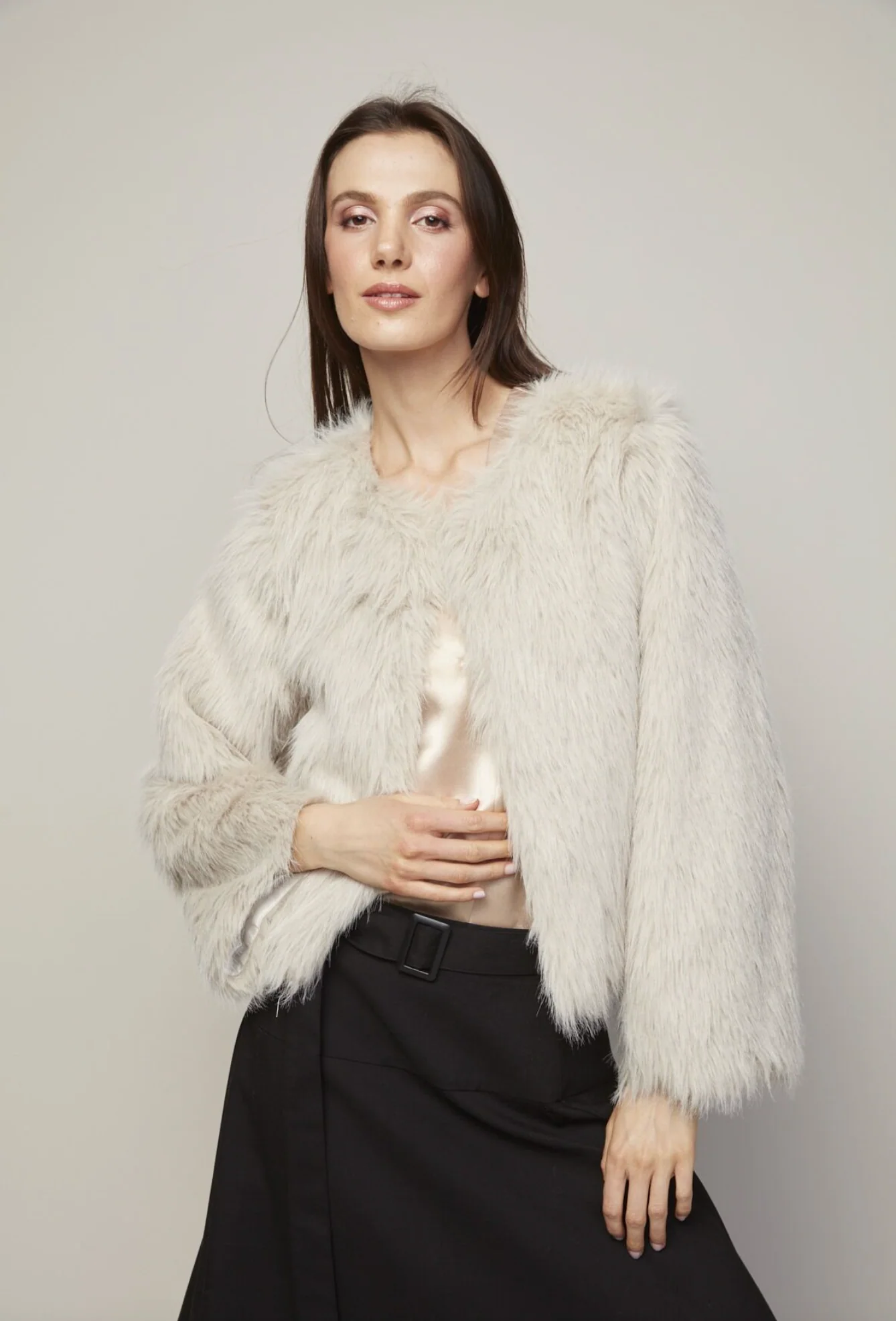 Adroit Blaine Faux Fur Jacket - Image 6