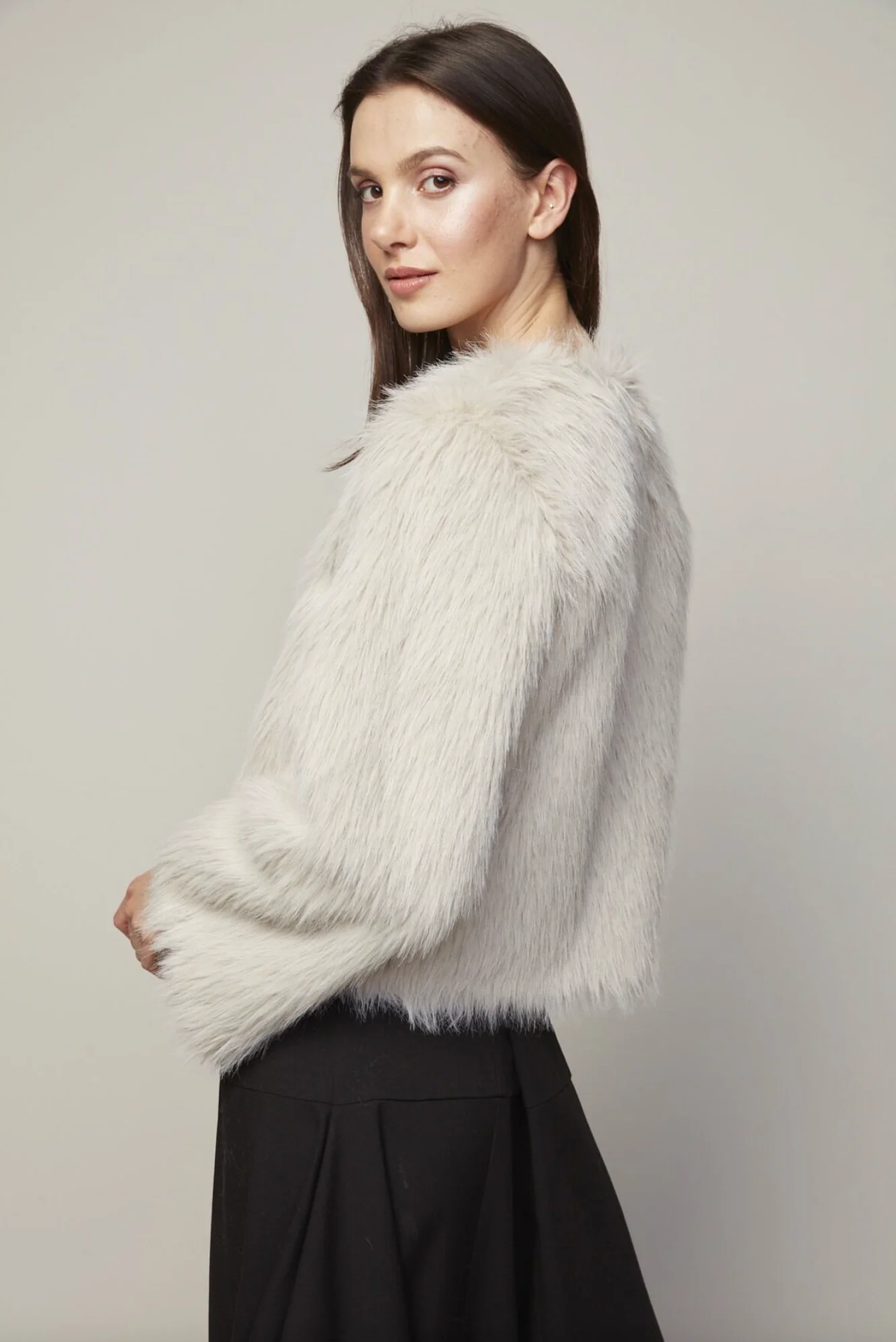Adroit Blaine Faux Fur Jacket - Image 7
