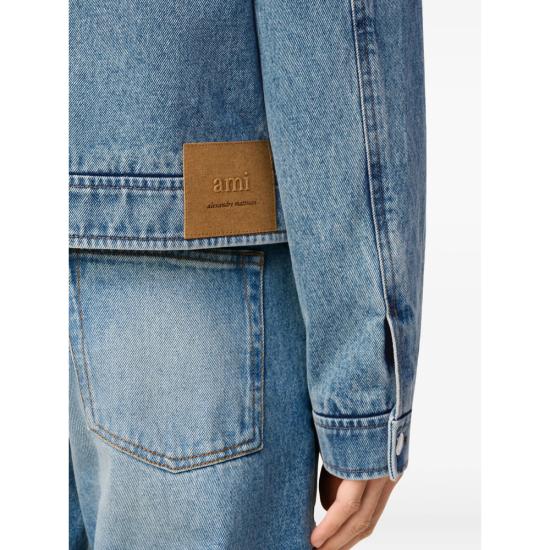AMI HJK835DE0046480 Jacket - Blue - Image 2