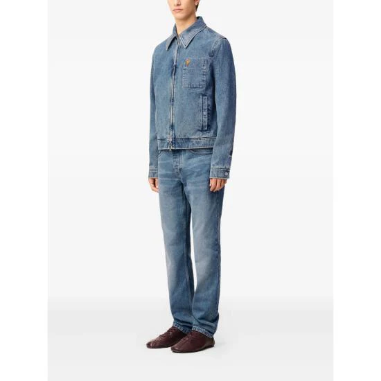 AMI HJK835DE0046480 Jacket - Blue - Image 6