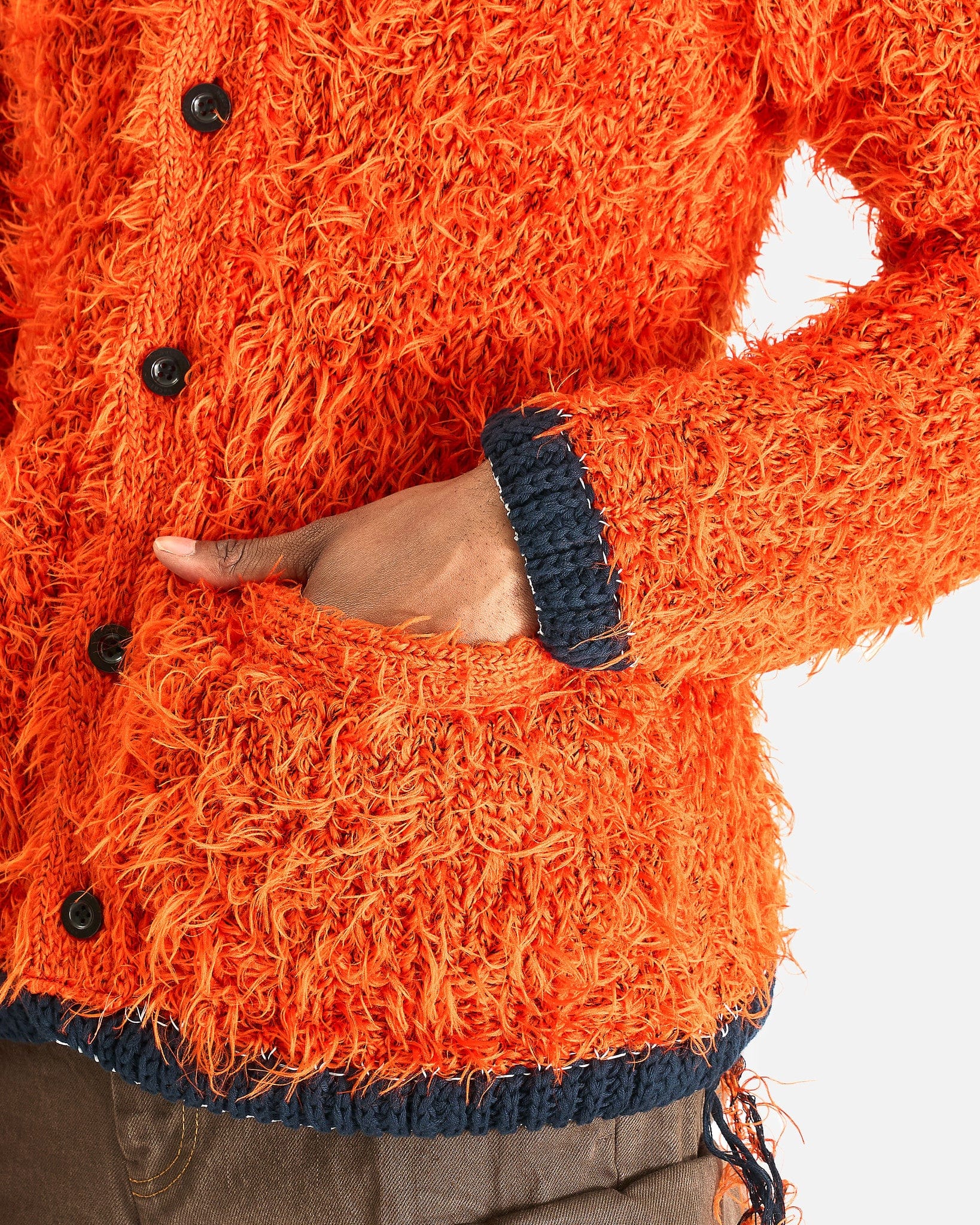 sacai Furry Knit Cardigan - Image 4