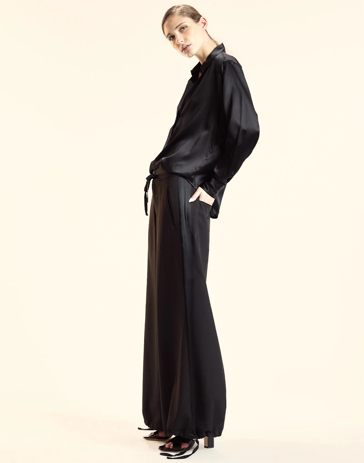 Cynthia Rowley The Tux Pant - Black - Image 4