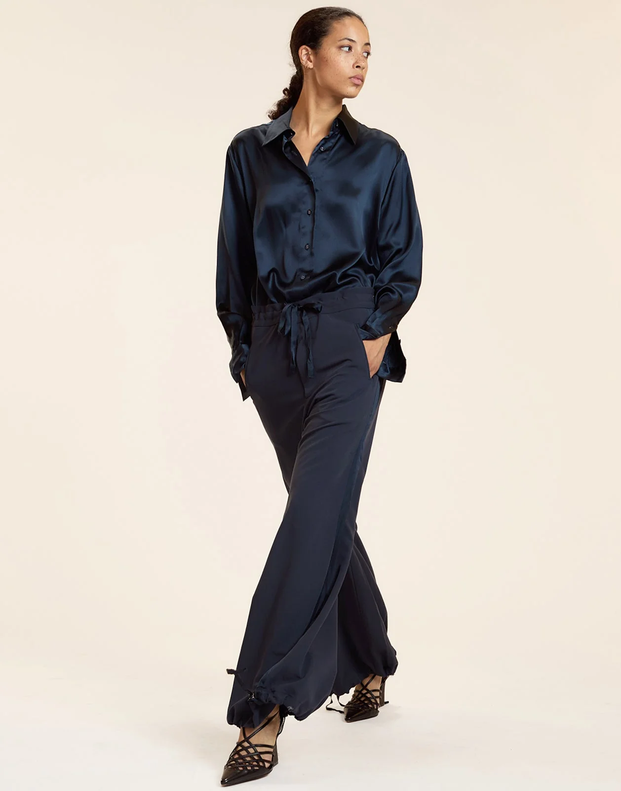 Cynthia Rowley The Tux Pant Pants - Navy - Image 3