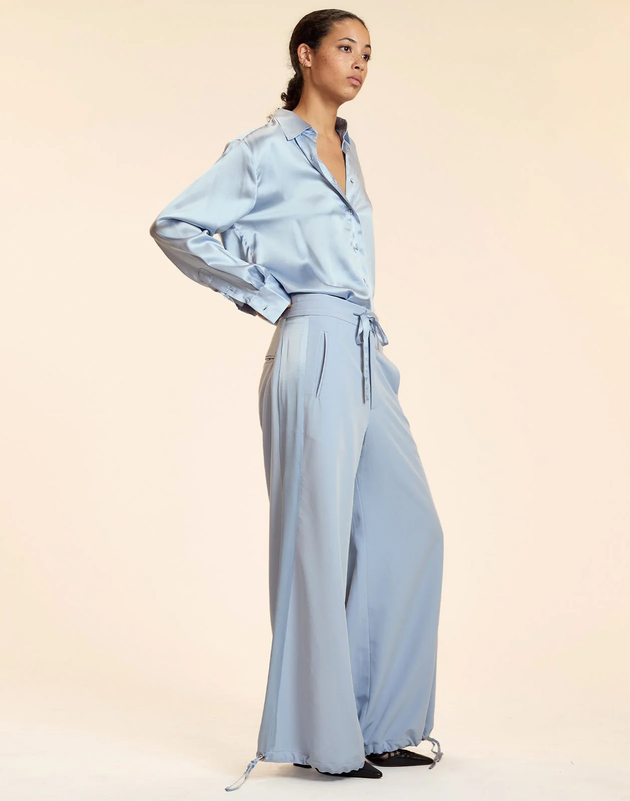 Cynthia Rowley The Tux Pant - Blue - Image 2