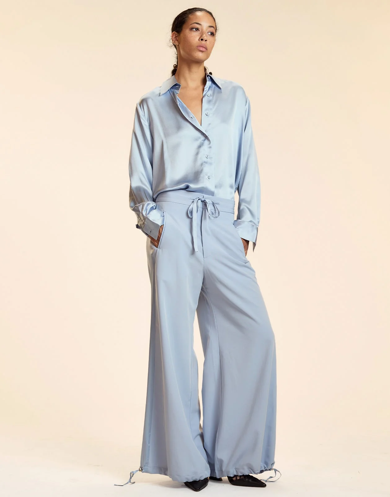 Cynthia Rowley The Tux Pant - Blue - Image 3