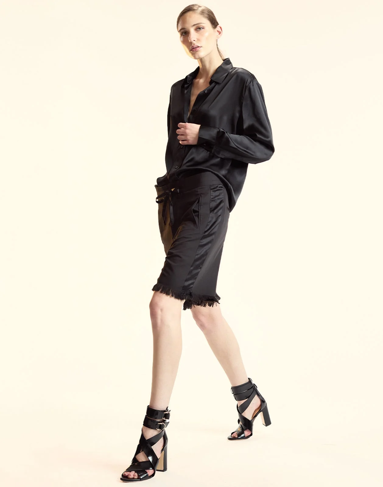 Cynthia Rowley Tux Short - Black - Image 2