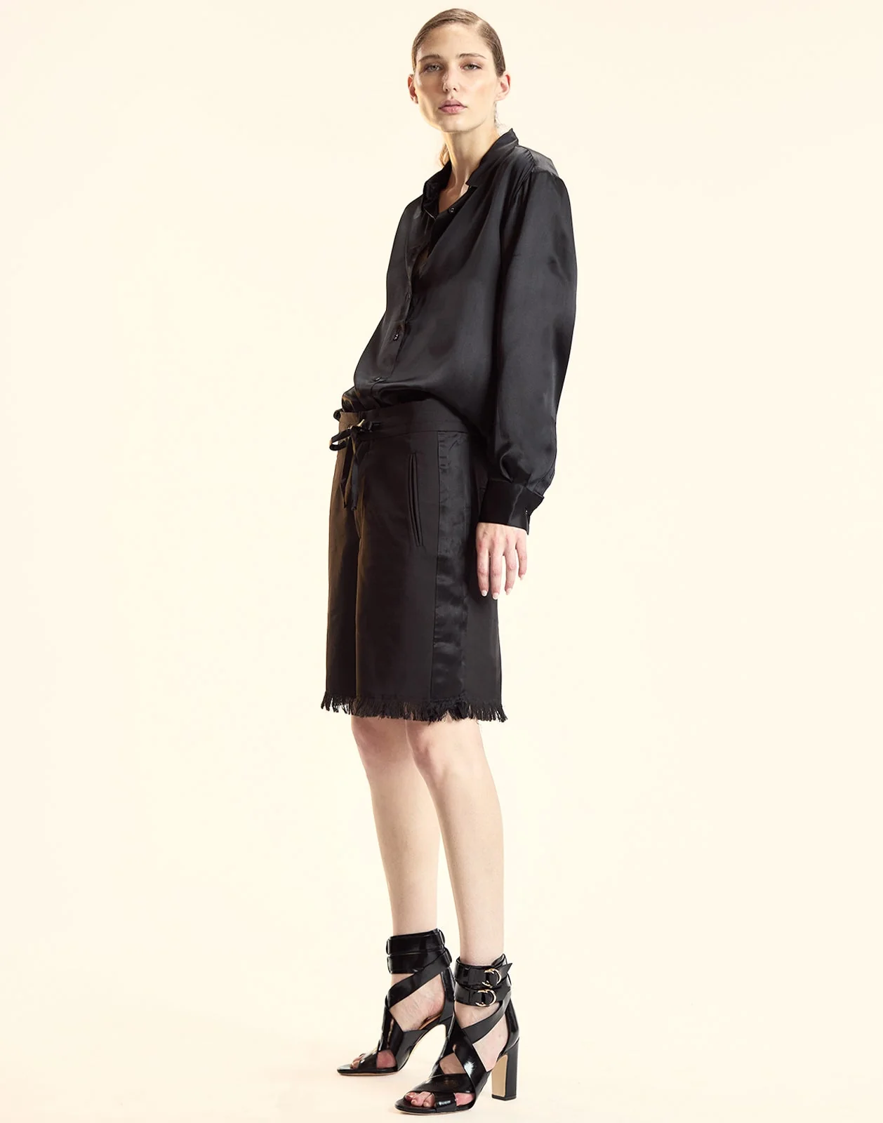 Cynthia Rowley Tux Short - Black - Image 5