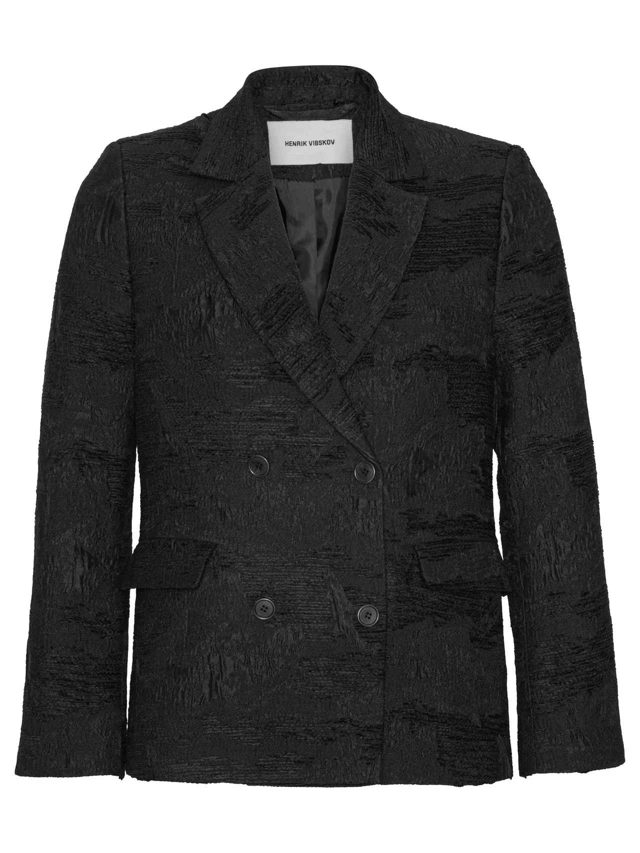 Henrik Vibskov Motif Blazer - Fishes Black - Image 3