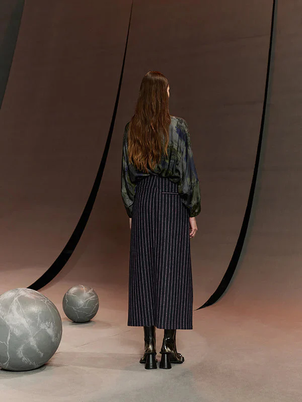 Henrik Vibskov One Skirt - Pinstripe - Image 3
