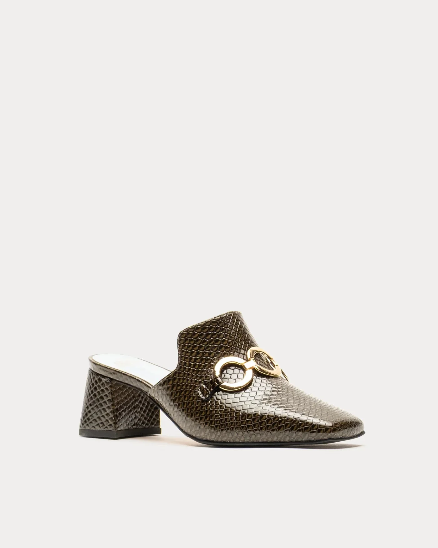 Frances Valentine Natty Mule - Olive - Image 4
