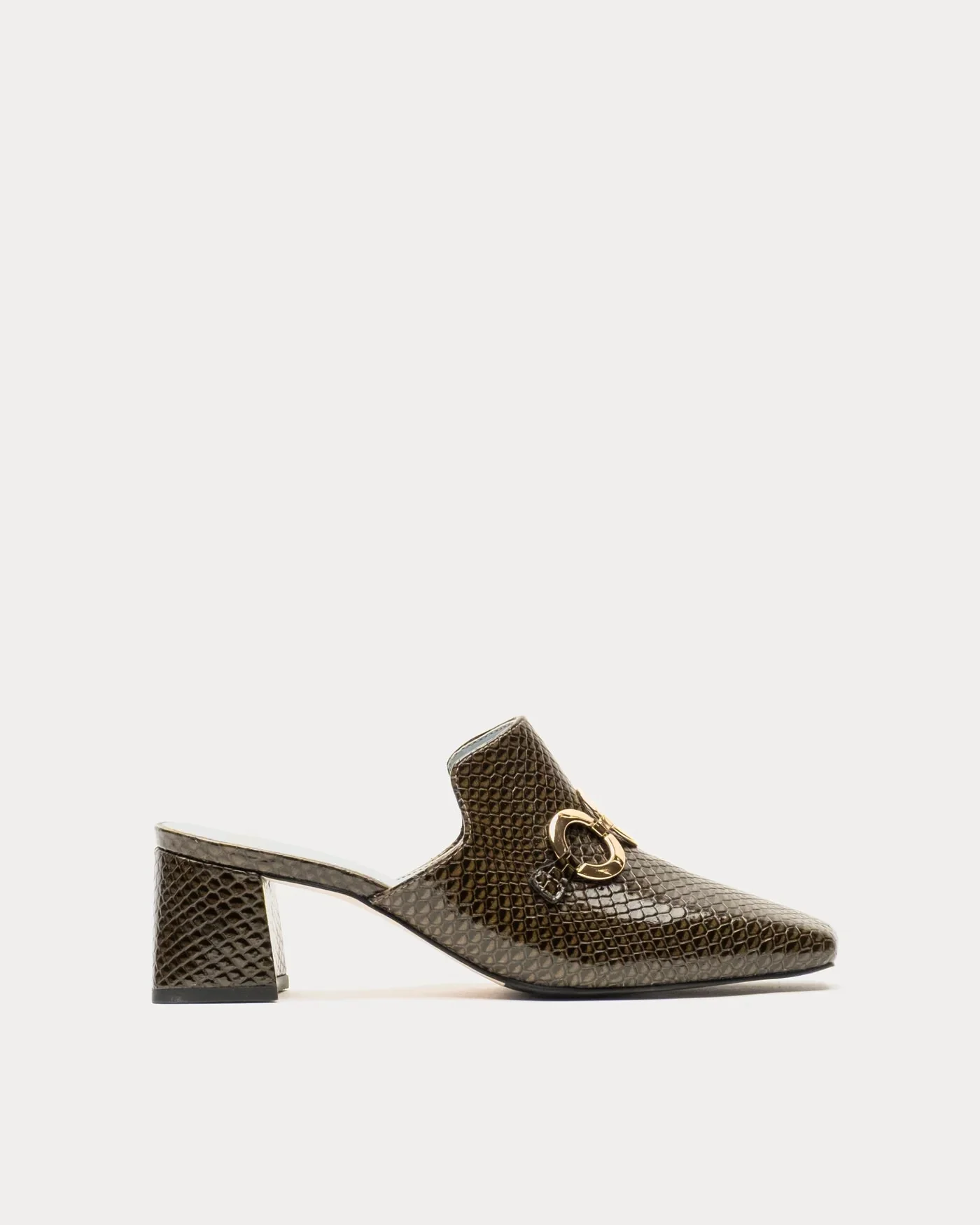 Frances Valentine Natty Mule - Olive - Image 5