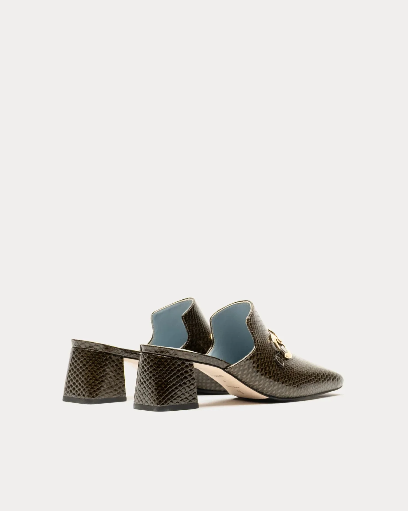 Frances Valentine Natty Mule - Olive - Image 6