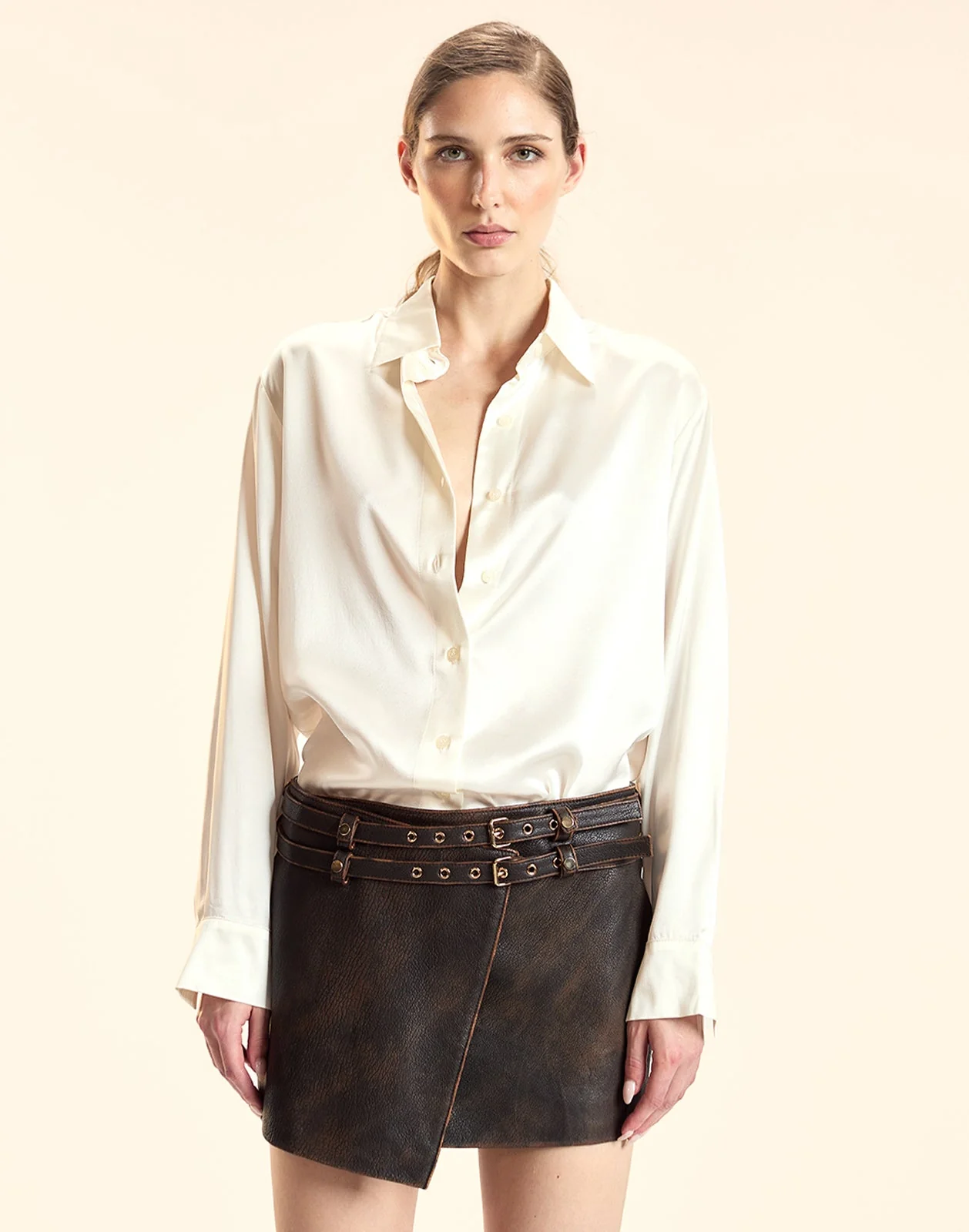 Cynthia Rowley Collectible Silk Shirt - White - Image 2