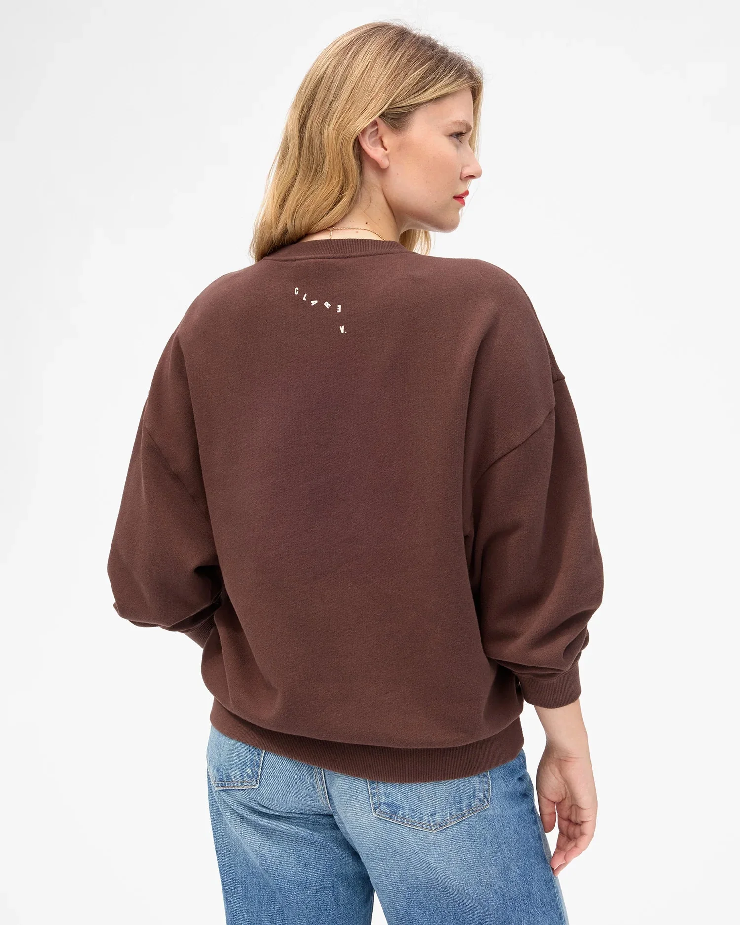 Clare V. Oversized Sweatshirt - Image 3