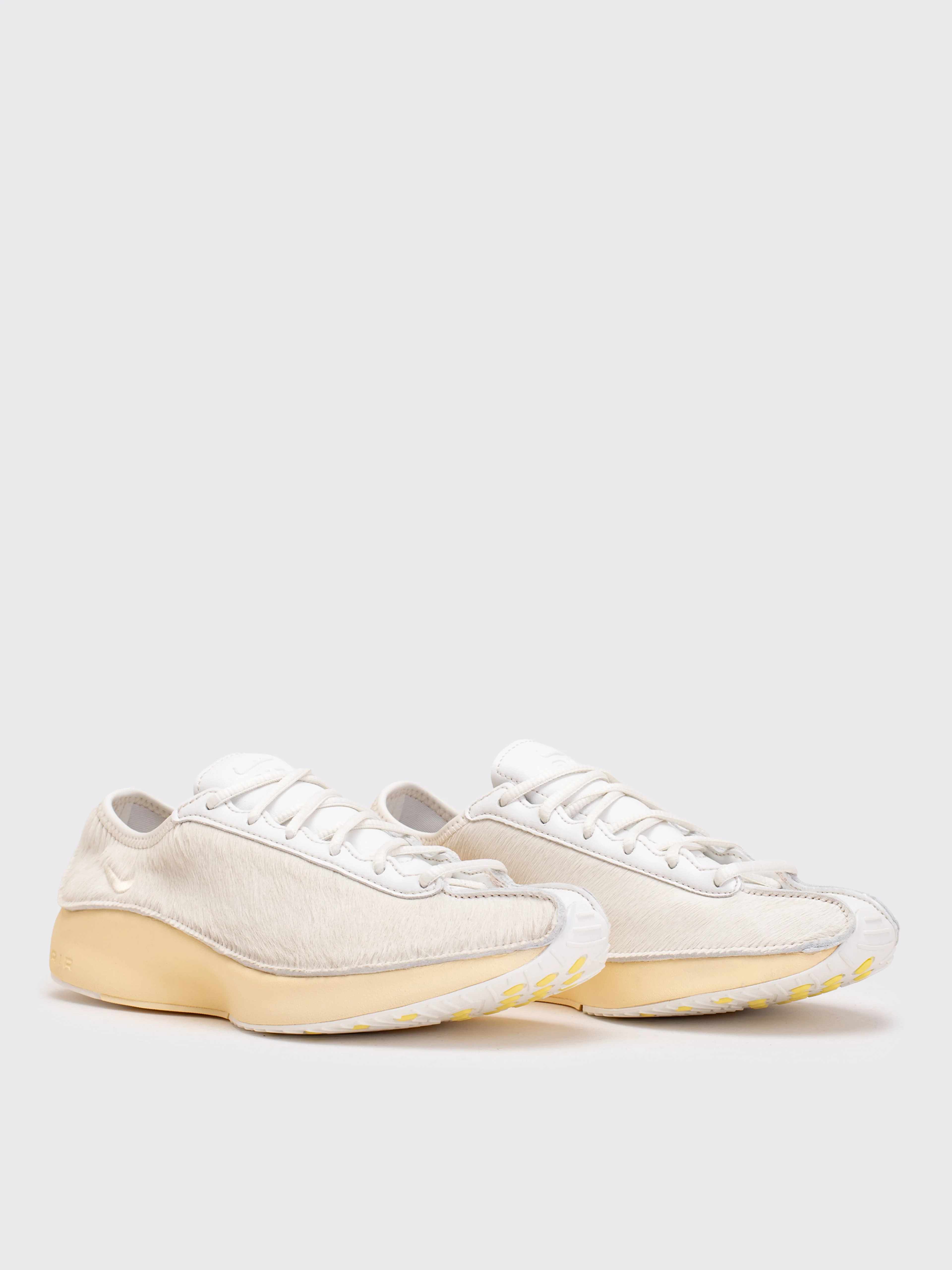 Nike Air Superfly LX Pony Hair Leather Sneakers - Sail/Muslin-Soft Yellow - Image 2