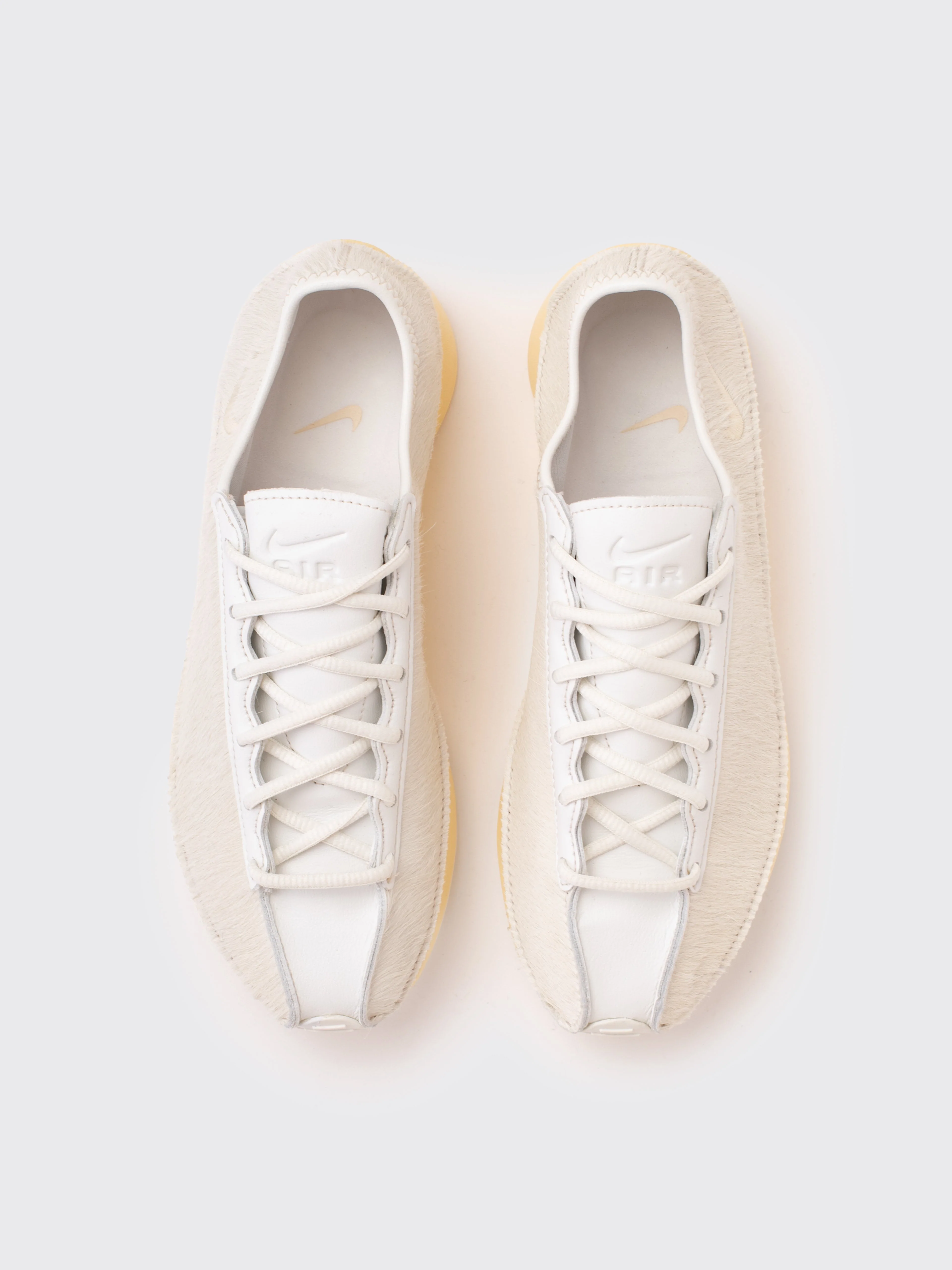 Nike Air Superfly LX Pony Hair Leather Sneakers - Sail/Muslin-Soft Yellow - Image 4