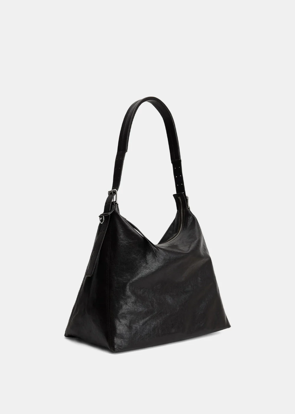 Lemaire Belted Hobo Bag - Dark Chocolate - Image 4