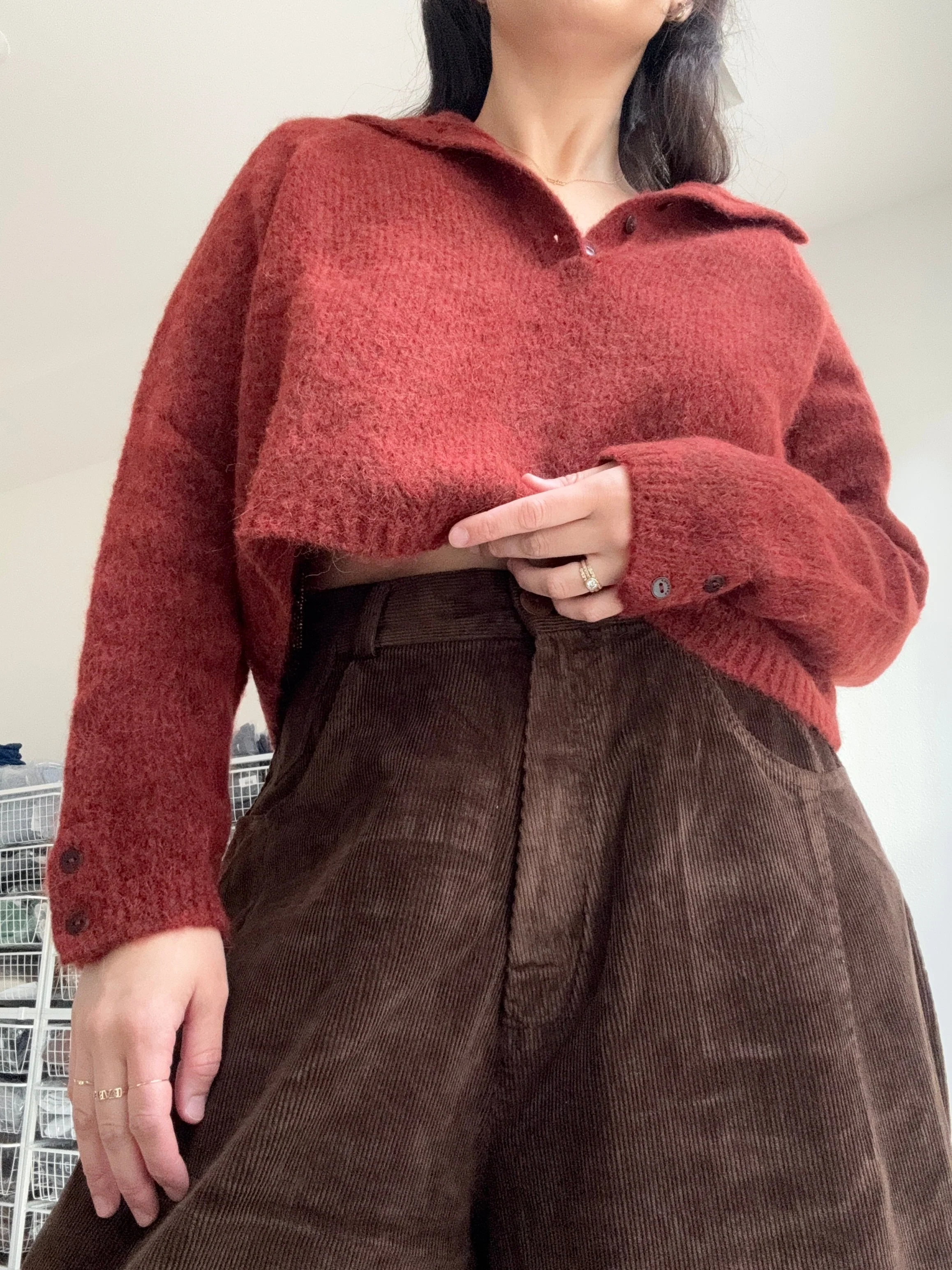 Cordera Baby Alpaca Polo Sweater - Image 7