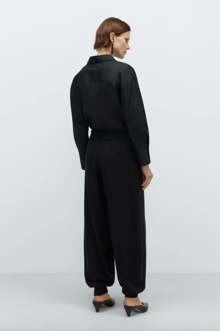 Cordera Flecked Cotton Pants - Image 3