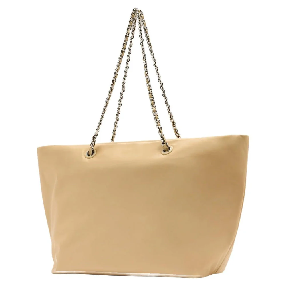 Tory Burch Ella Large Chain Tote - Praline - Image 2