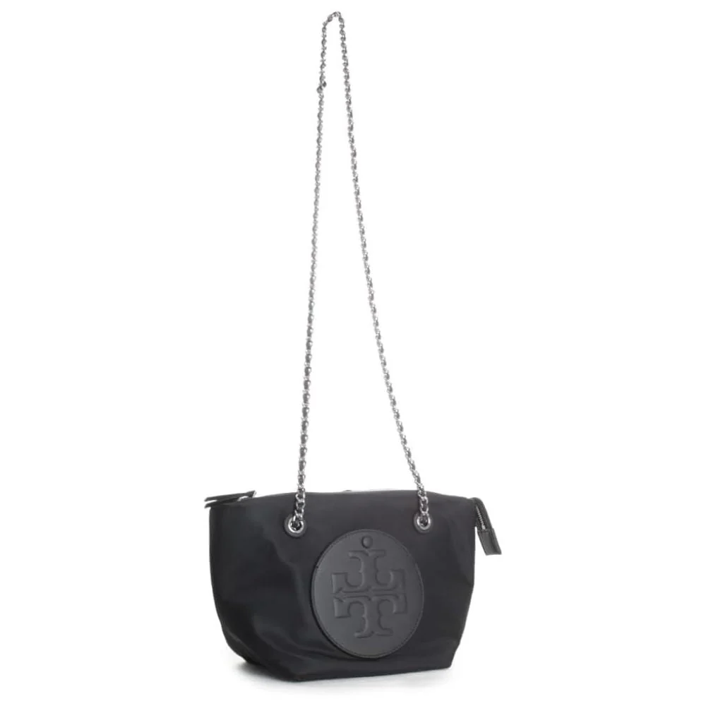 Tory Burch Ella Small Chain Crossbody - Black - Image 2