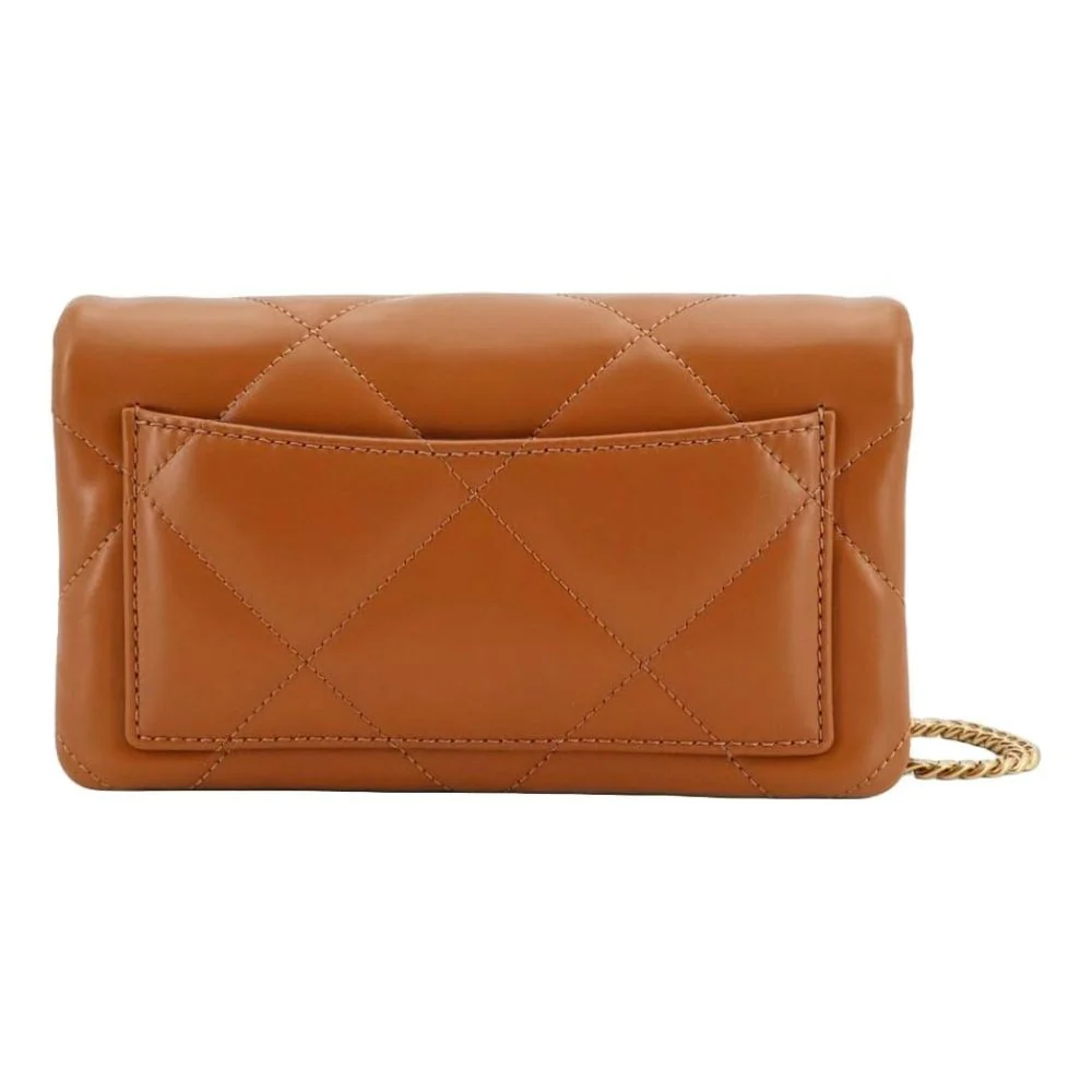 Tory Burch Kira Diamond Quilt Chain Wallet - Classic Chestnut - Image 2