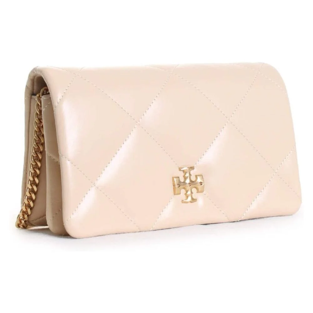 Tory Burch Kira Diamond Quilt Chain Wallet - Vanilla Soft Serve - Image 2