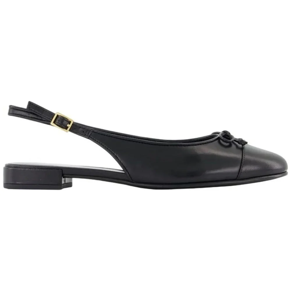 Tory Burch Cap-Toe Slingback Ballet Flat - Perfect Black - Image 2