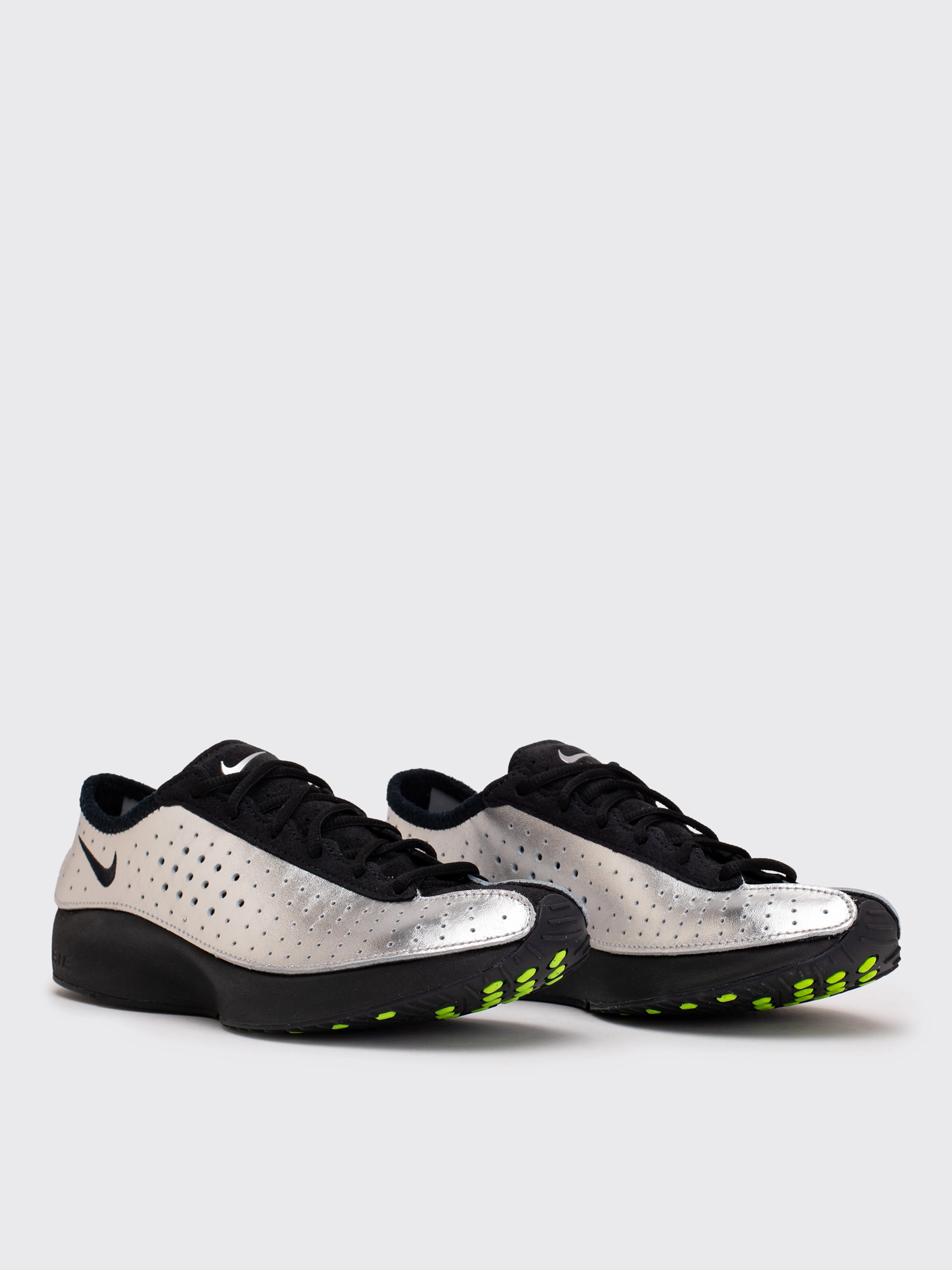 Nike Air Superfly Sneaker - Metallic Silver/Black - Image 2