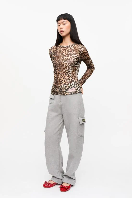 Ganni Leopard Blouse - Leopard - Image 5