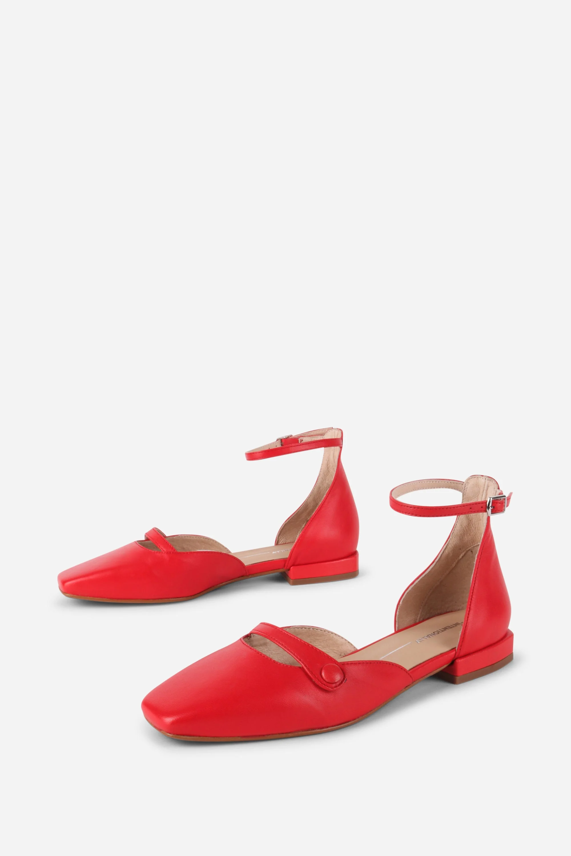 INTENTIONALLY __________. Iris Leather Mary Jane Flat - Image 6