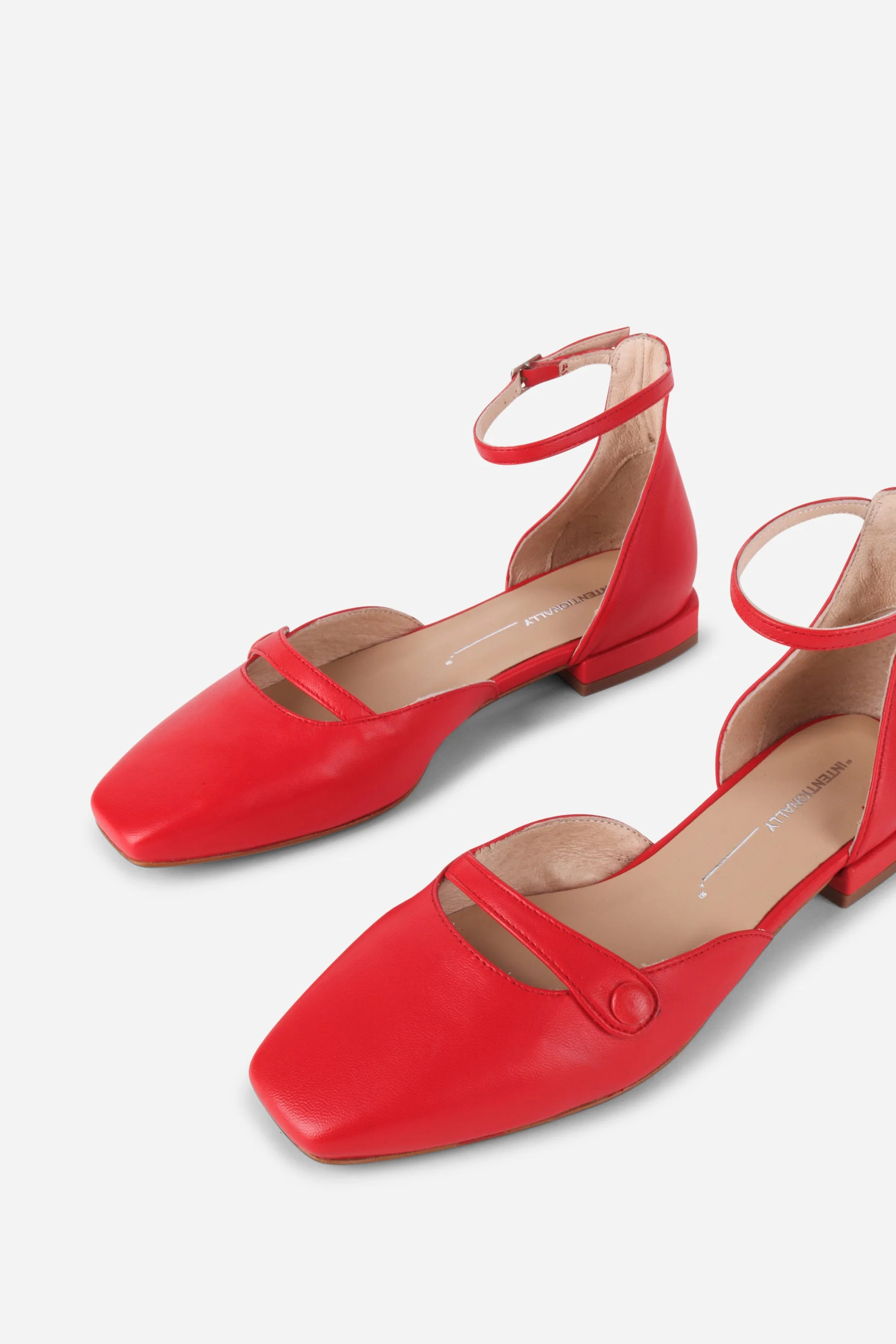INTENTIONALLY __________. Iris Leather Mary Jane Flat - Image 8