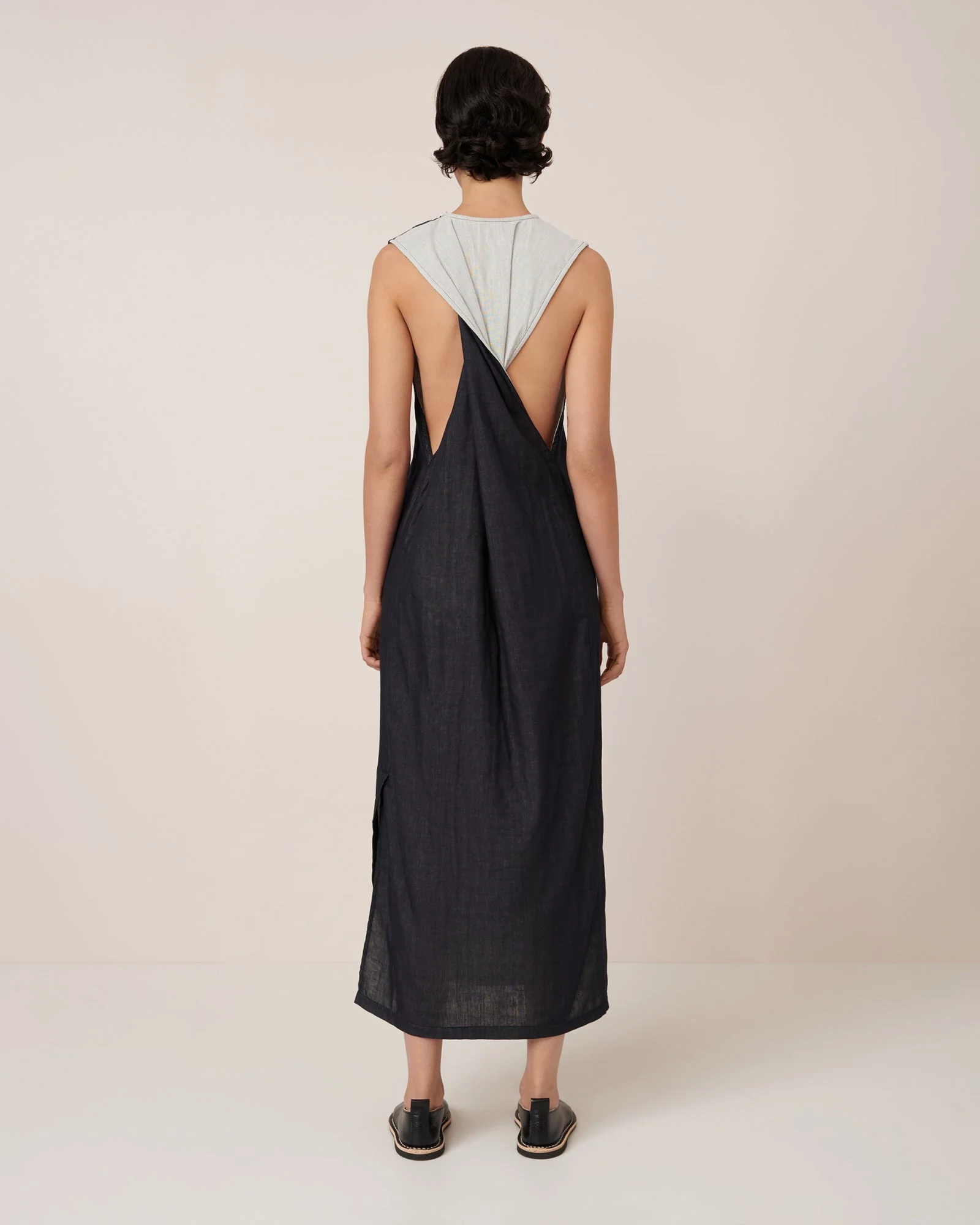 Kowtow Ensemble Dress - Black-Ecru - Image 3