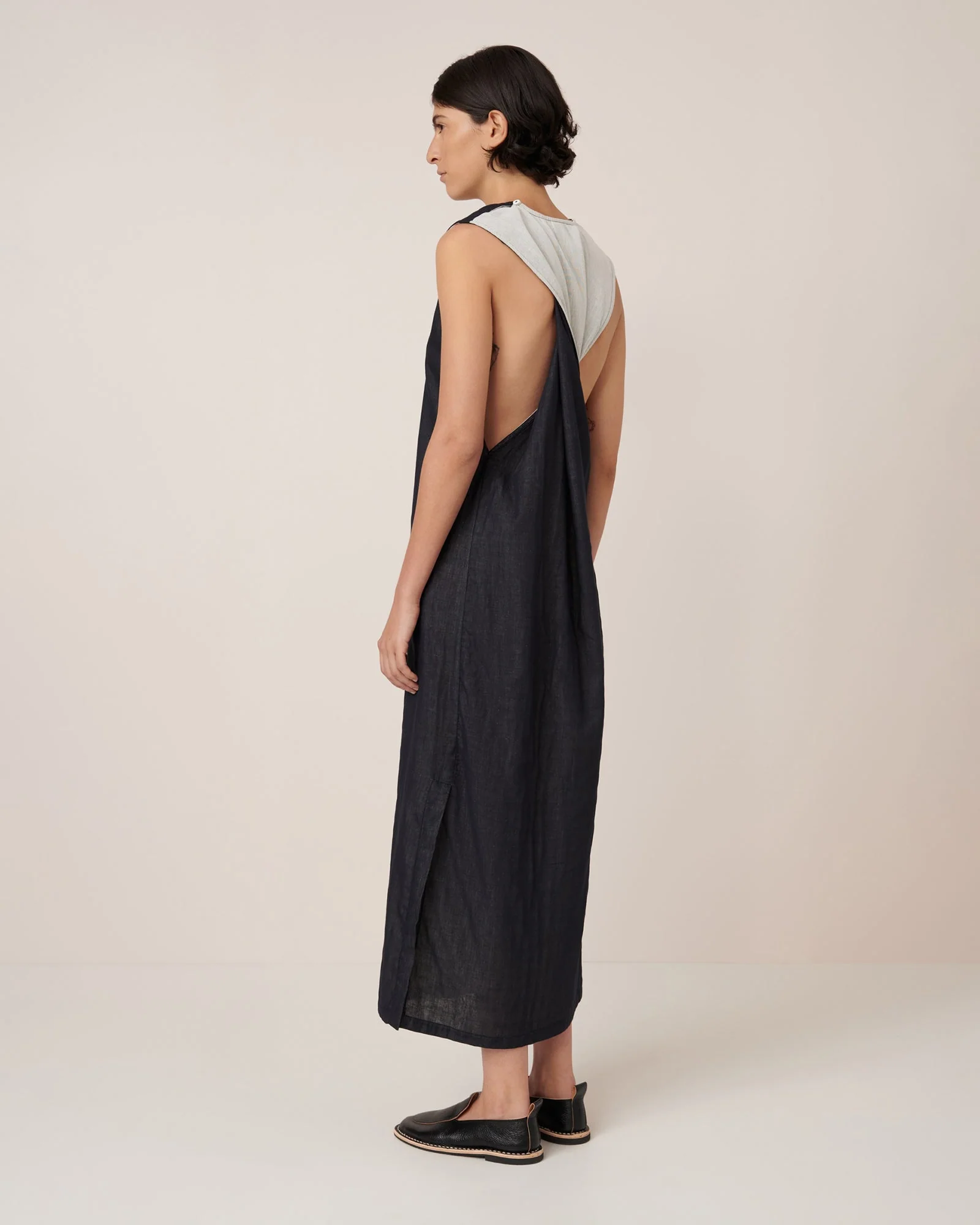 Kowtow Ensemble Dress - Black-Ecru - Image 4