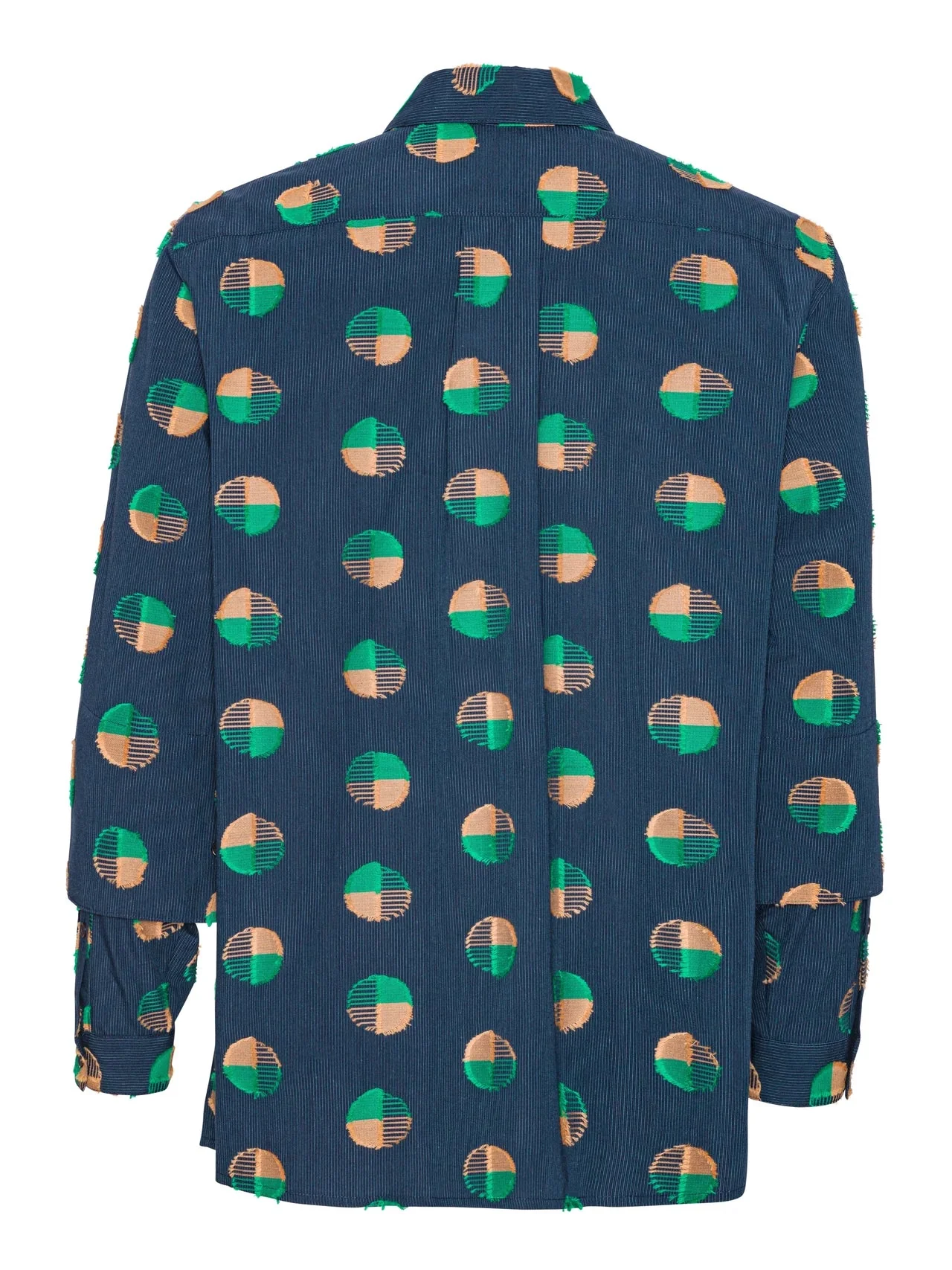 Henrik Vibskov Blou Shirt - Dots Coupe - Image 5