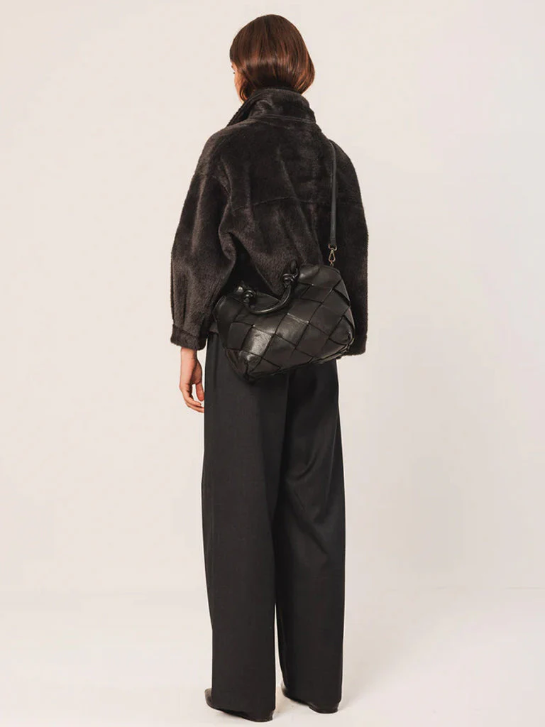 Indi & Cold Faux Fur Jacket - Anthracite - Image 5