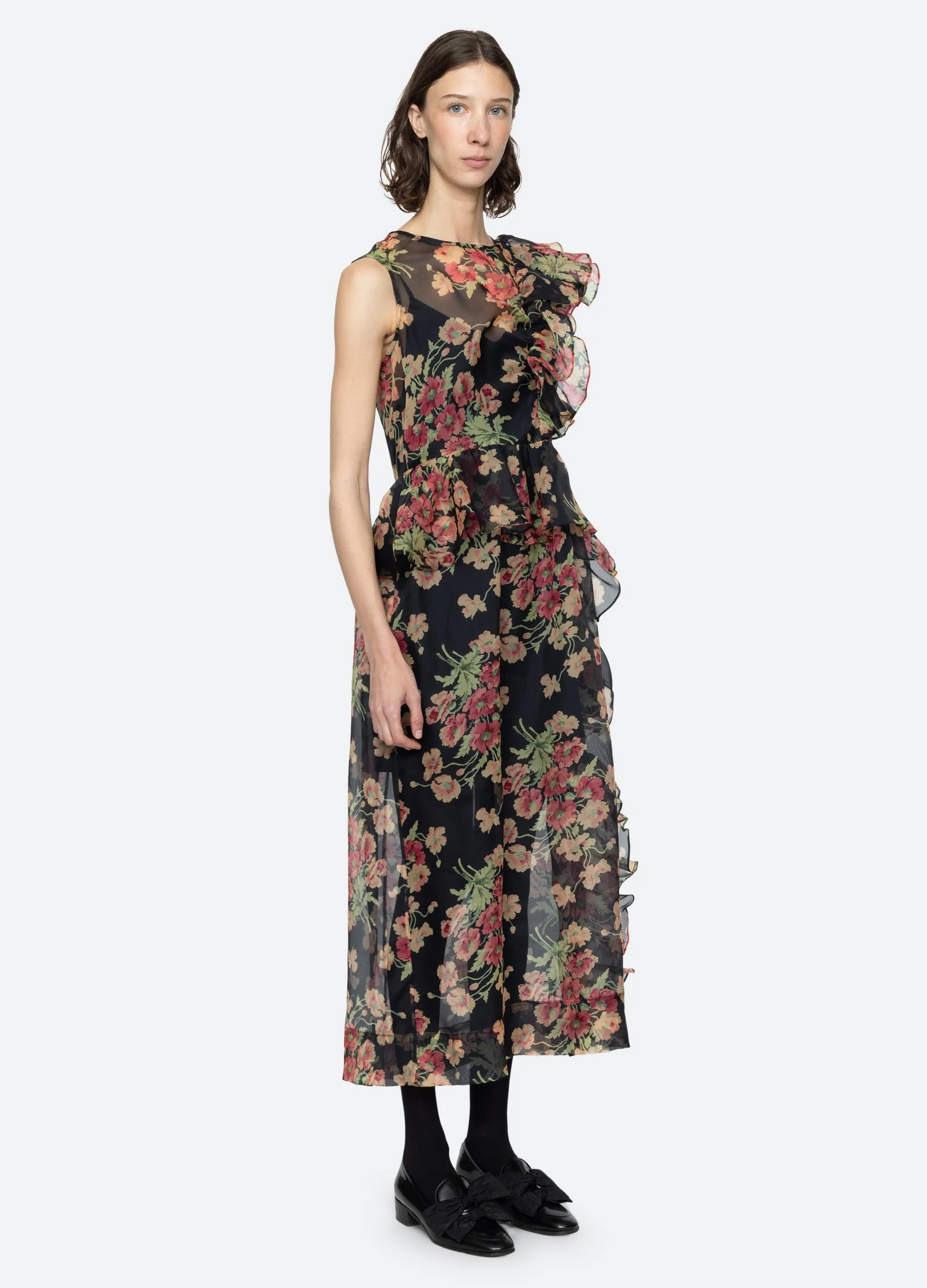 Sea NY Cornelia Midi Dress - Black - Image 5