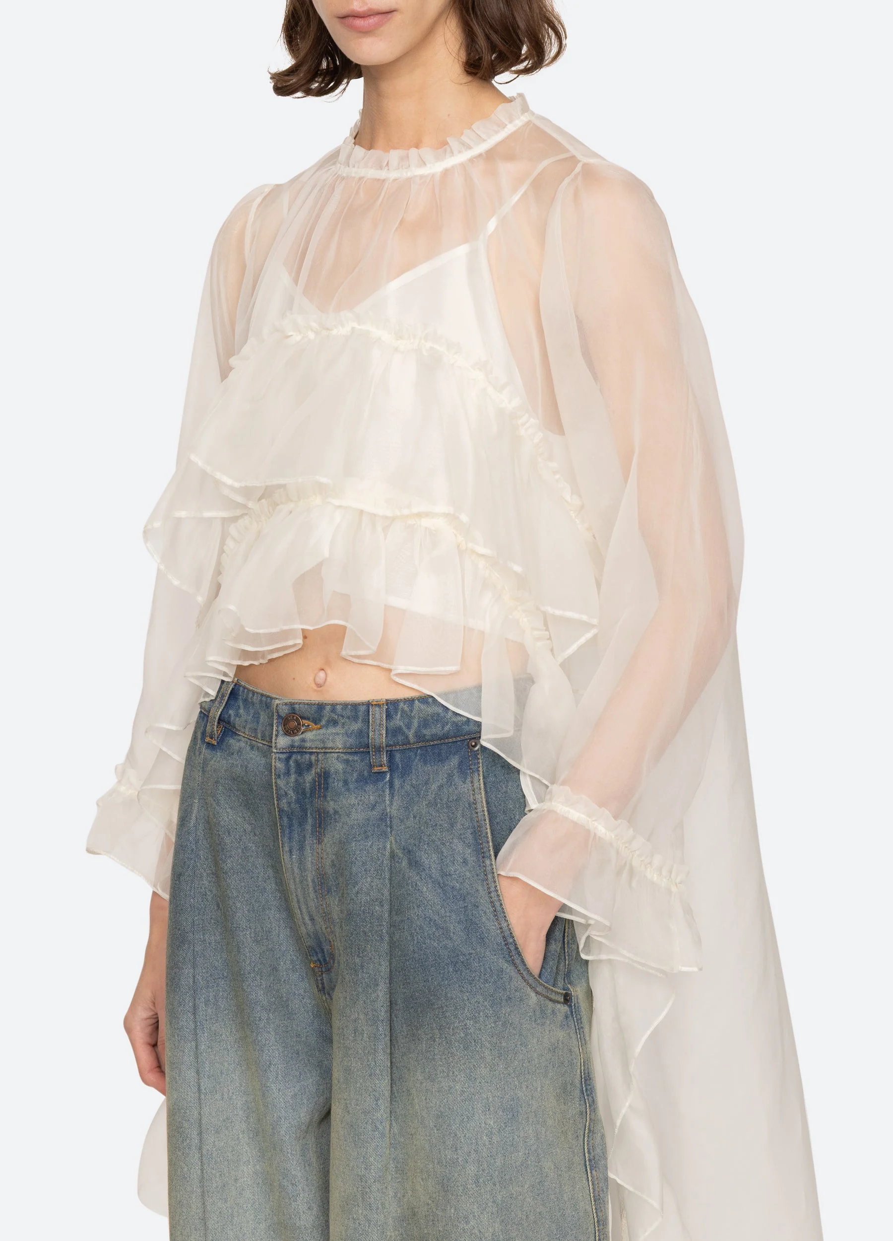 Sea NY Cornelia Top - Cream - Image 8