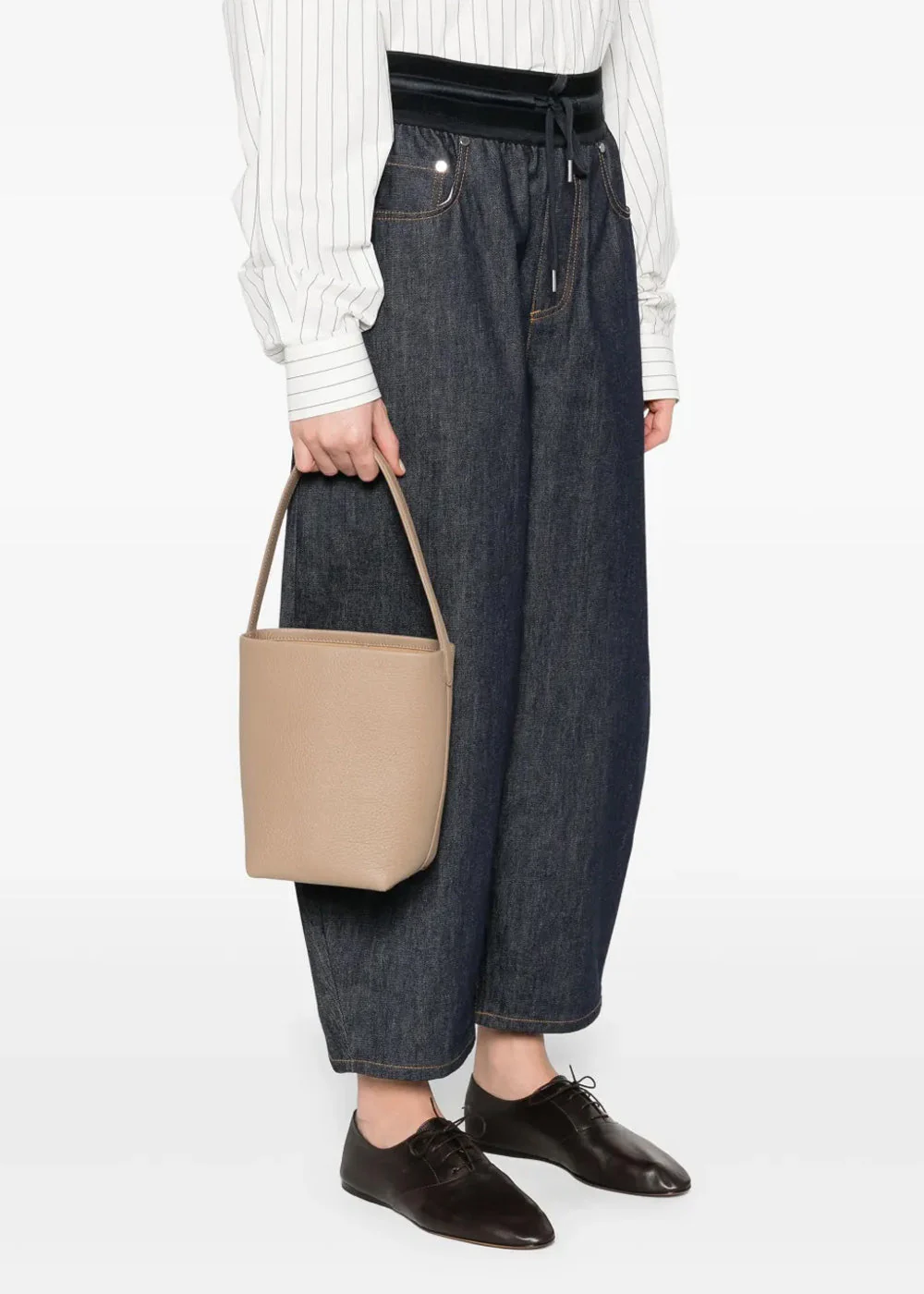 The Row Small N/S Park Tote - Dark Taupe - Image 3