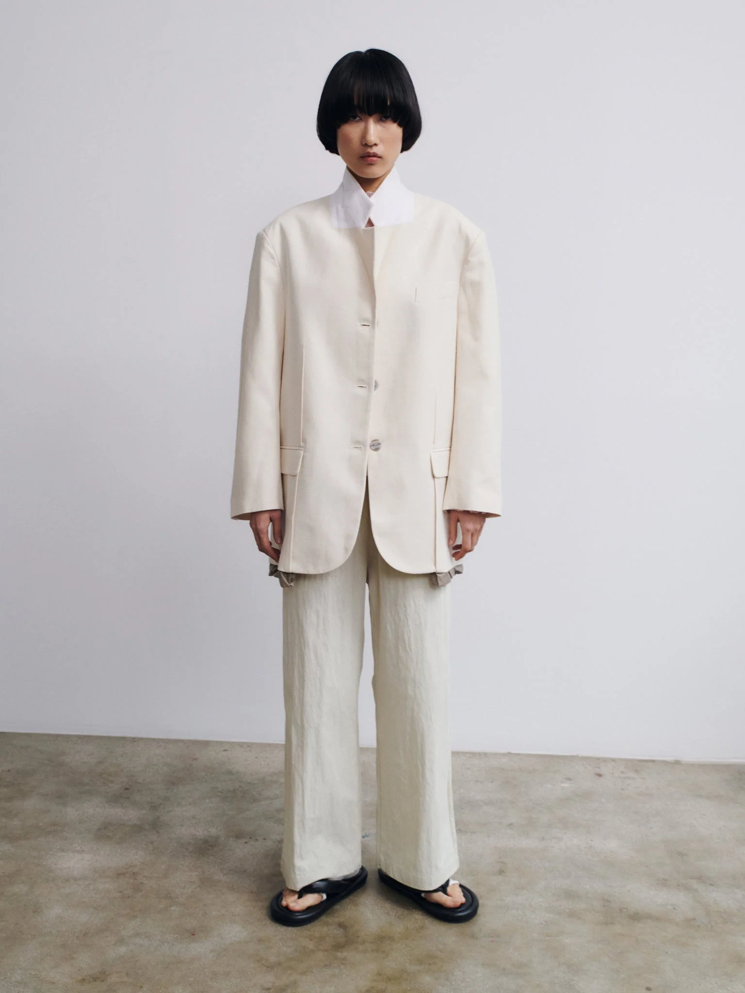 Rus Fue Pants - Chalk - Image 3