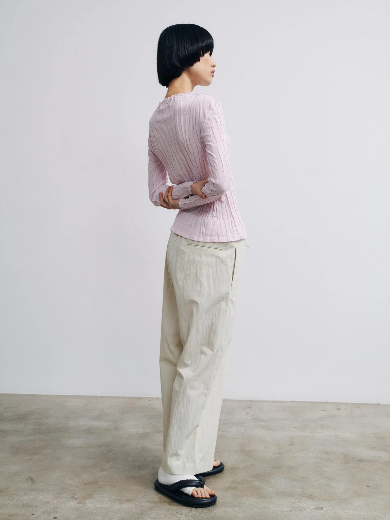 Rus Fue Pants - Chalk - Image 4