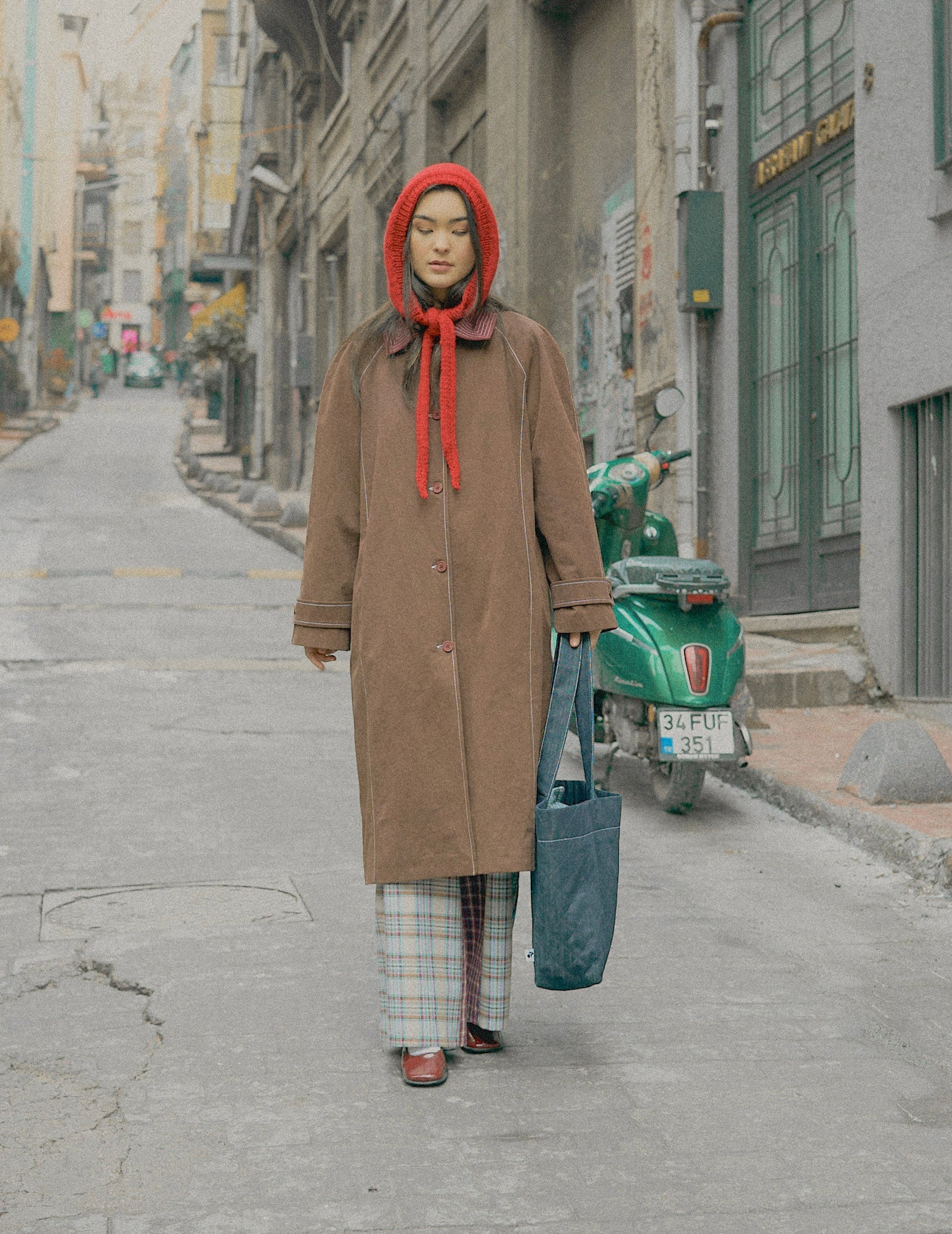 OhSevenDays Zoe Coat - Brown - Image 2
